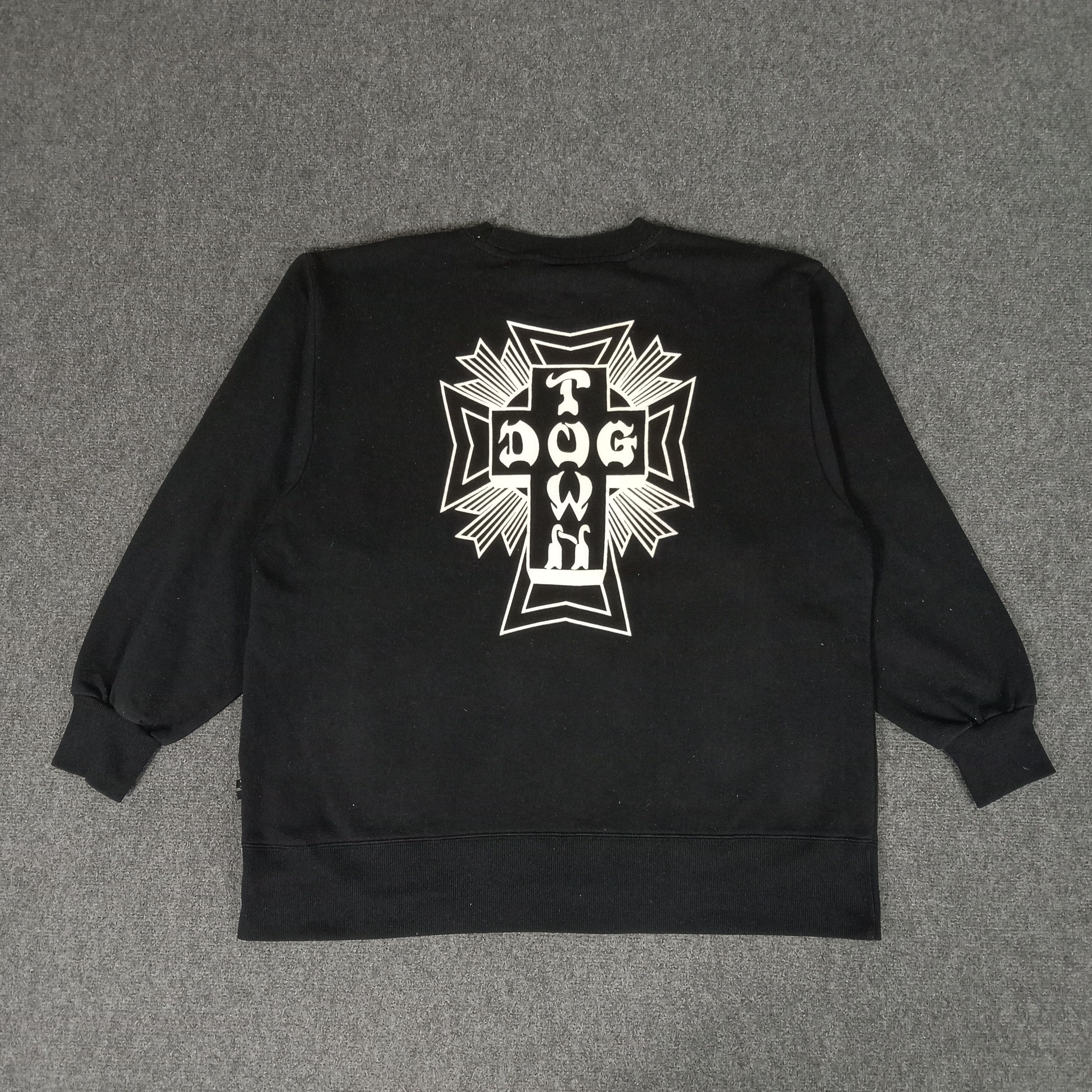 Dogtown × Vintage Dog Town American Skateboard Style Sweatshirt Size US XL / EU 56 / 4 - 1 Thumbnail