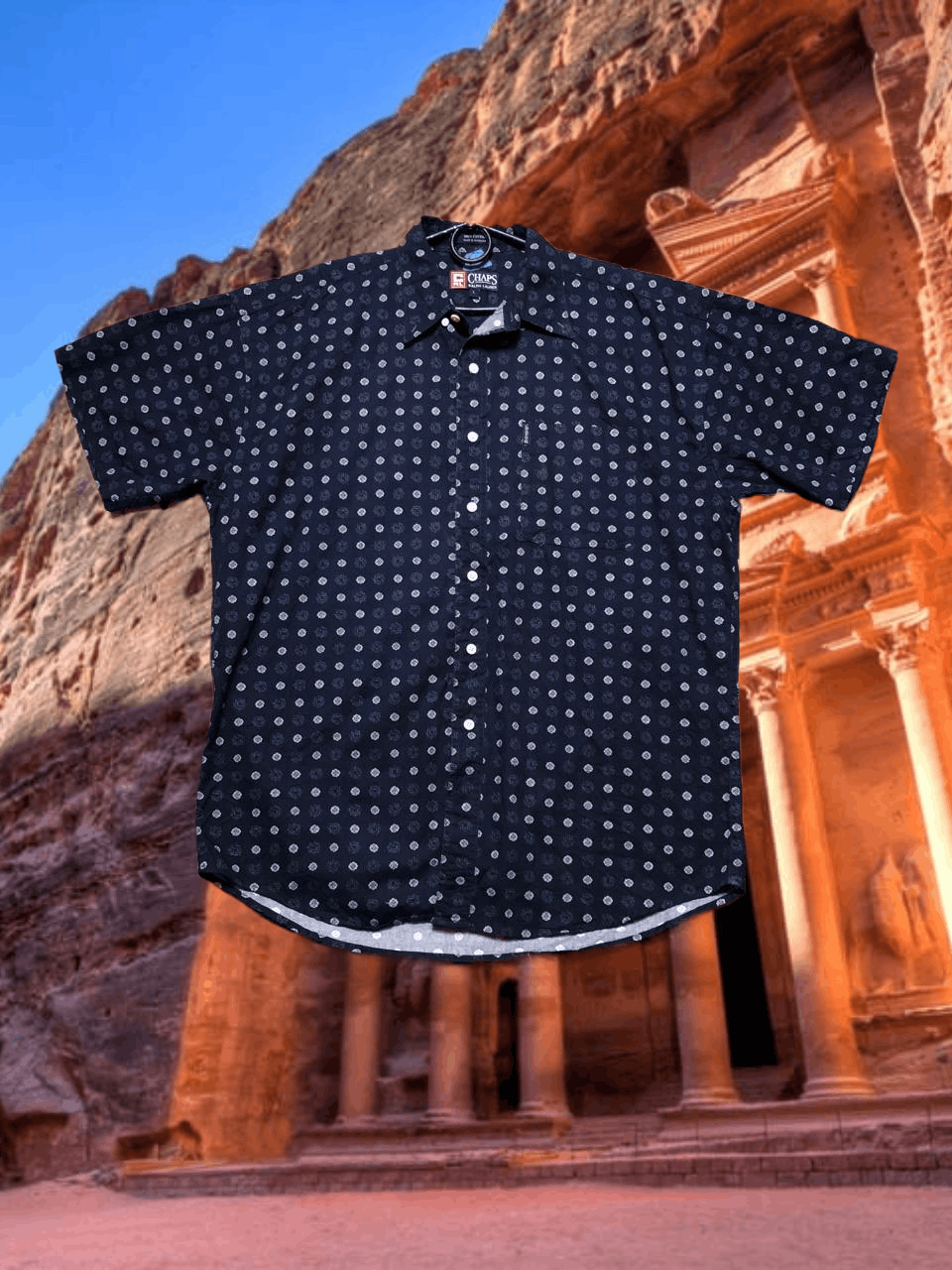 Chaps Ralph Lauren Vintage Chaps Ralph Lauren Shirt print logo crazy Y2K Size US L / EU 52-54 / 3 - 1 Thumbnail