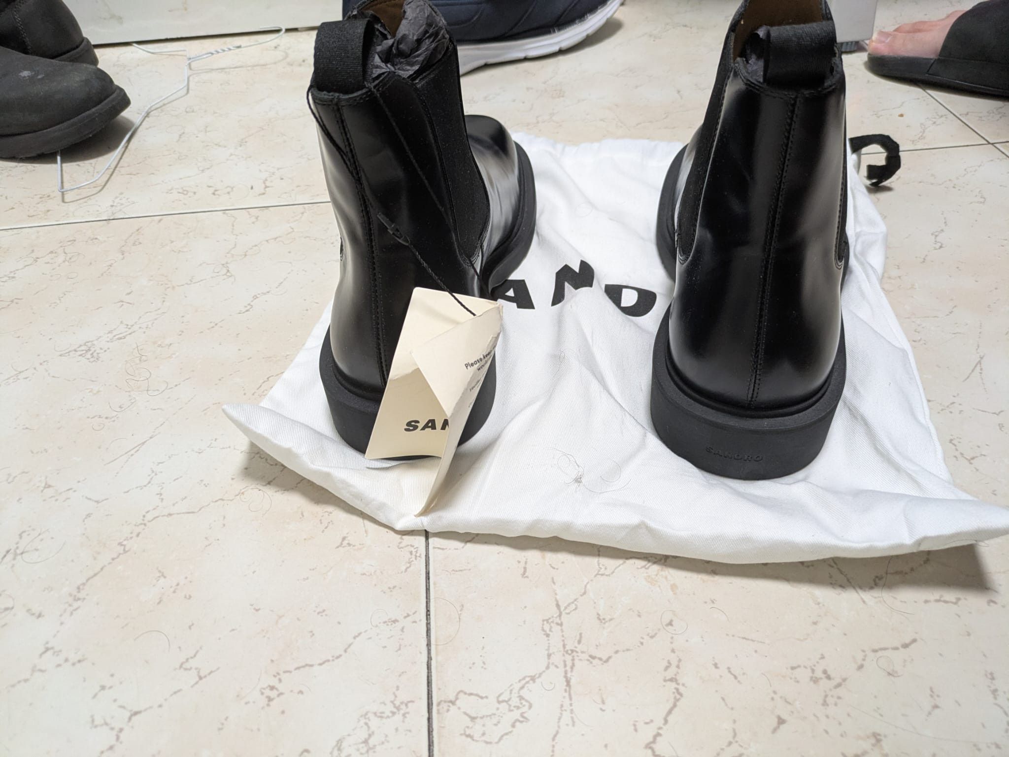 Sandro Sandro Paris Black Chelsea Boots Size US 10 / EU 43 - 2 Thumbnail