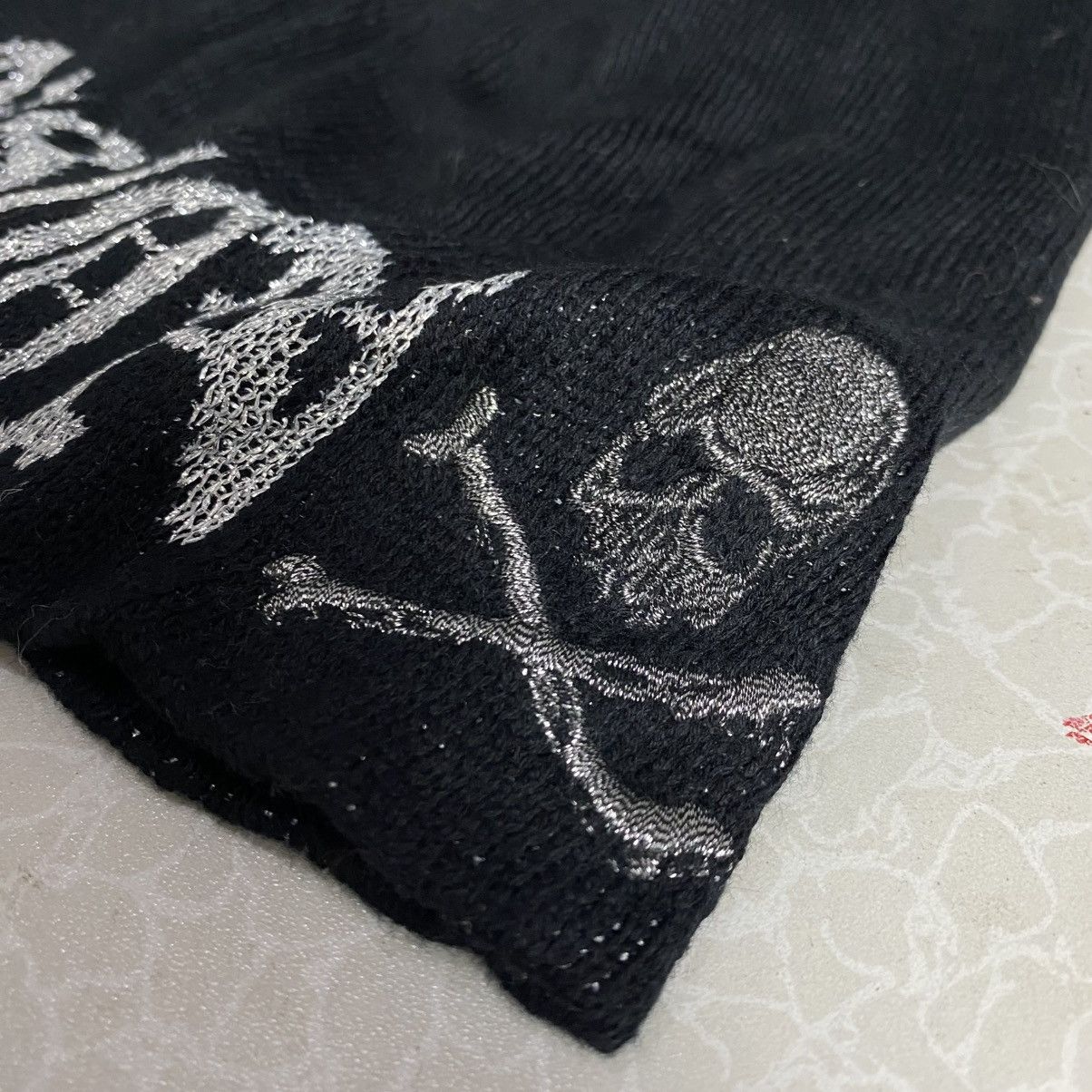 If Six Was Nine × Le Grande Bleu (L.G.B.) × Vanson Leathers 2000s y2k vanson leathers embroidery skullism beanie hats Size ONE SIZE - 4 Thumbnail