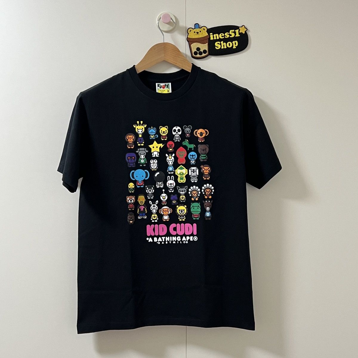 Bape x kid cudi tee