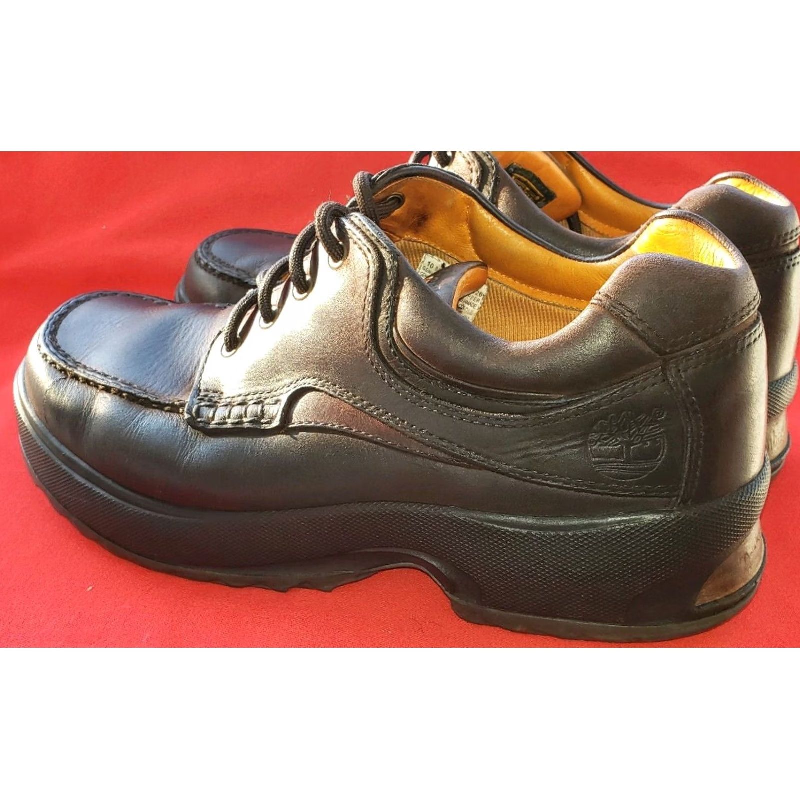 Timberland Timberland Mens Oxford Size 10M Brown Leather Model 43025 Casual Comfort Support Oxford Shoes Mens Brown Leather Model 43025 Size US 10 / EU 43 - 4 Thumbnail