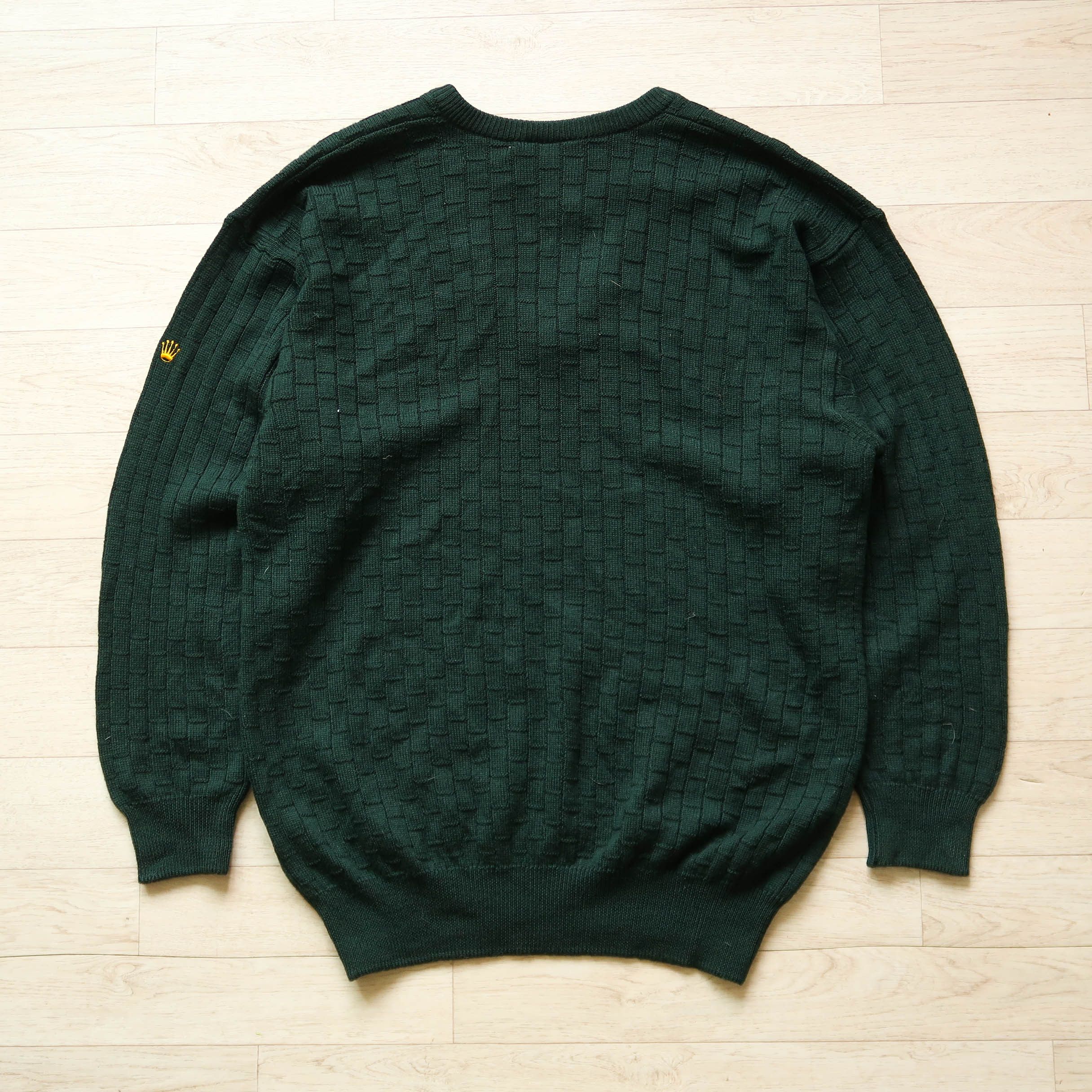 Rolex [Made in Scotland] Vintage Rolex Merino Wool Sweater Size US M / EU 48-50 / 2 - 8 Thumbnail