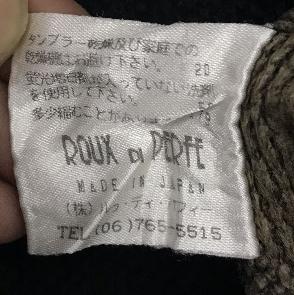 Japanese Brand × Vintage Vintage Roux Di Perfe Internazionale Made In Japan Knitwear Size US L / EU 52-54 / 3 - 9 Thumbnail