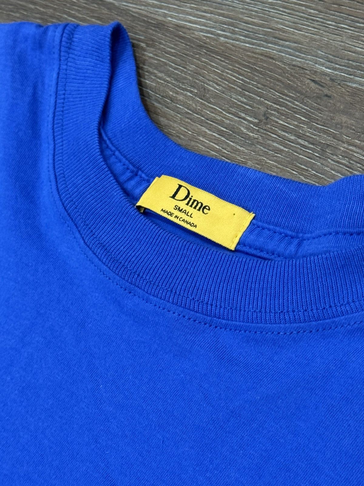 Dime Dime MTL Classic Logo Crewneck T-Shirt Blue Size US S / EU 44-46 / 1 - 4 Thumbnail