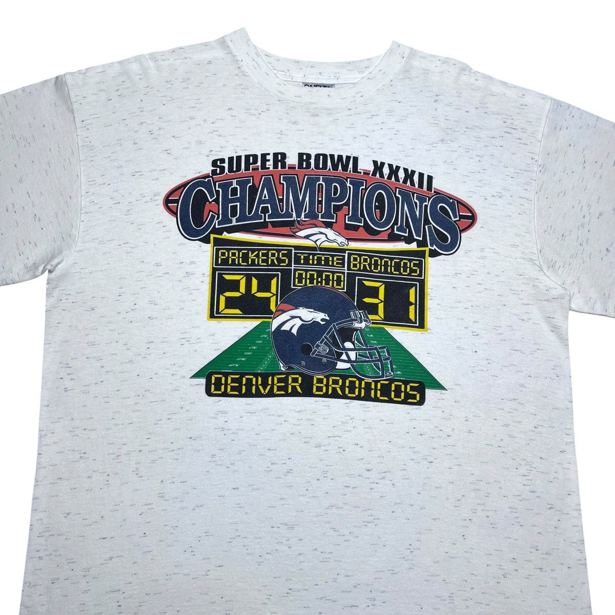 NFL 1998 NFL Denver Broncos Green Bay Packers Long Sleeve Shirt Size US XL / EU 56 / 4 - 4 Thumbnail