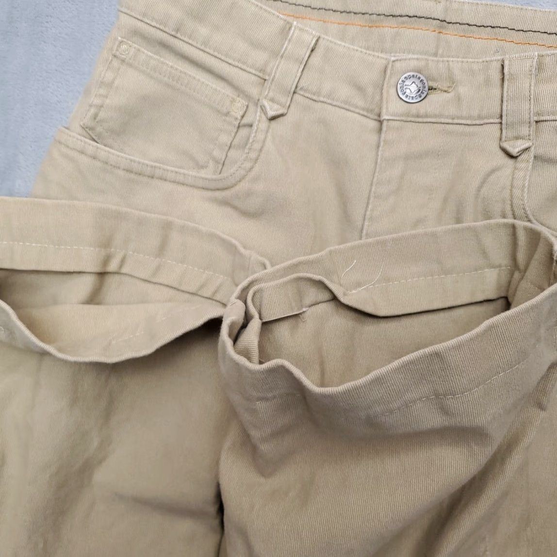 Patagonia VINTAGE Patagonia Pants Womens 27x28 Corduroy Boot Cut Retro 80s 90s Beige Pockets Chino Cotton Solid Front Zip Womens Size 27" / US 4 / IT 40 - 4 Thumbnail