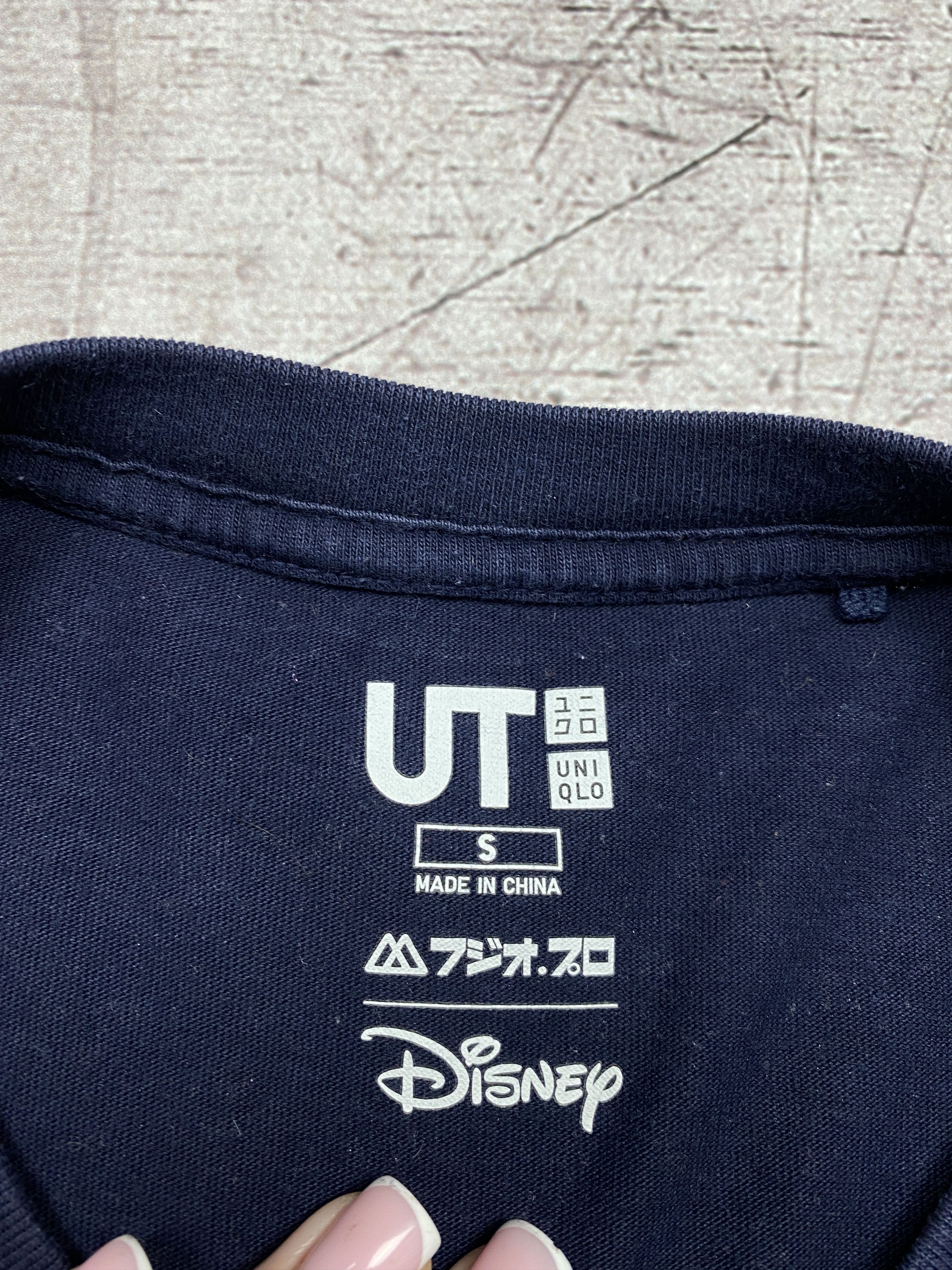 Disney × Uniqlo Uniqlo x Disney Mens Crew Neck T-Shirt Size US S / EU 44-46 / 1 - 4 Thumbnail