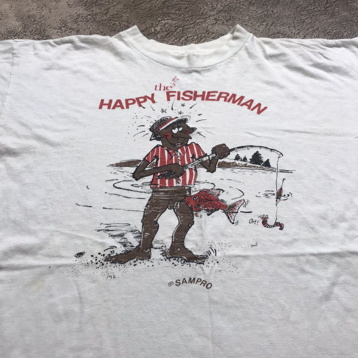 Vintage Vintage 90s Happy Freshman Graphic Tee Sun Faded Grunge XL Size US XL / EU 56 / 4 - 3 Thumbnail