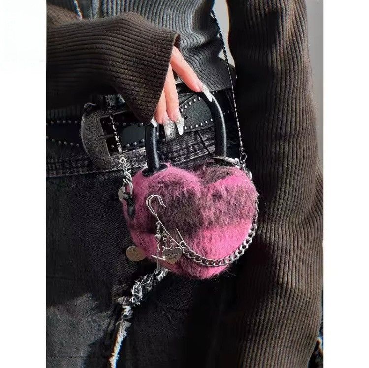 Other Y2K Harajuku Gothic Plaid Mini Crossbody Bag Women’s Size ONE SIZE - 2 Thumbnail