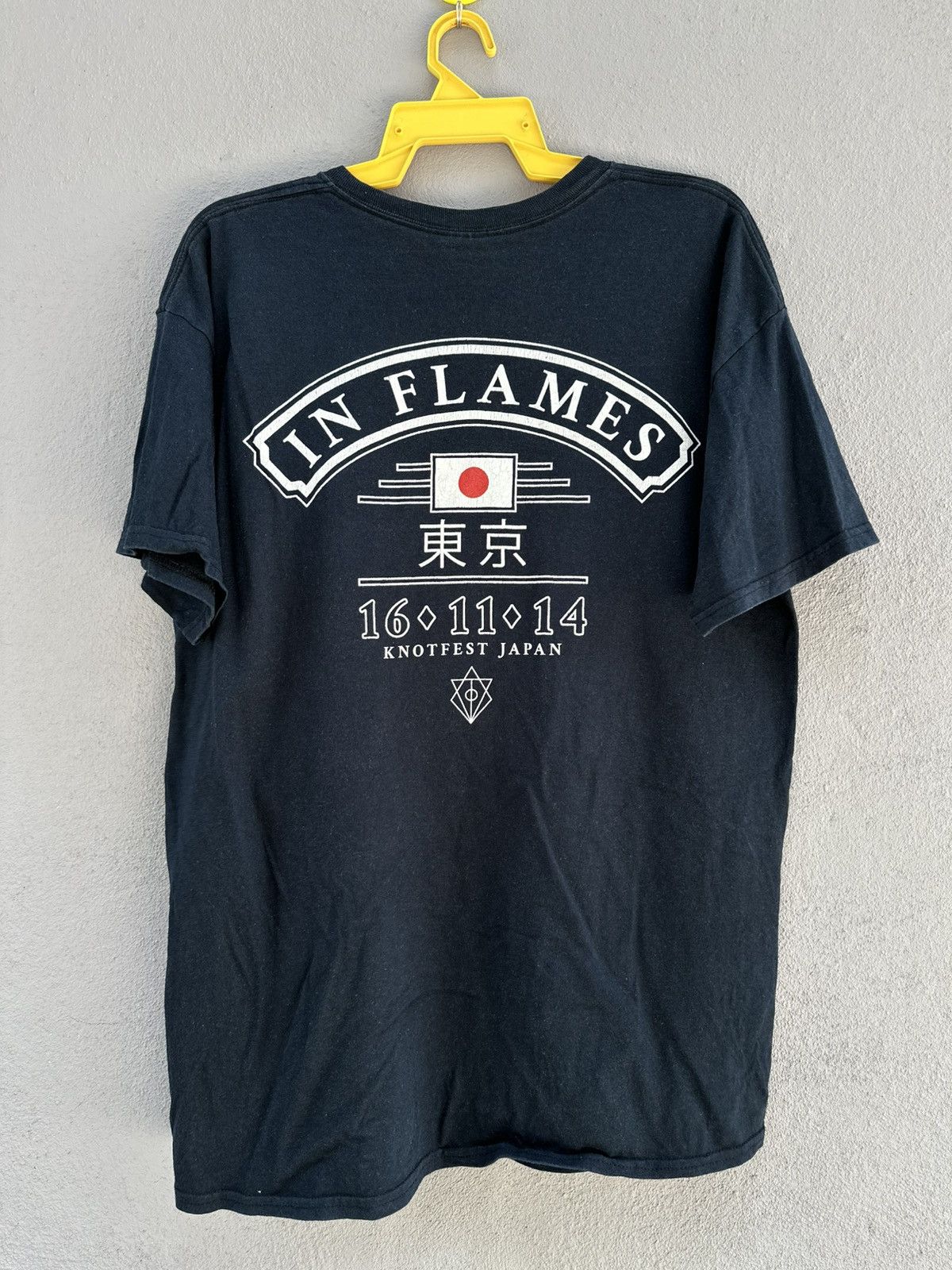 Band Tees Vintage In Flames Knotfest Japan Faded Grunge Tee Size US L / EU 52-54 / 3 - 2 Thumbnail