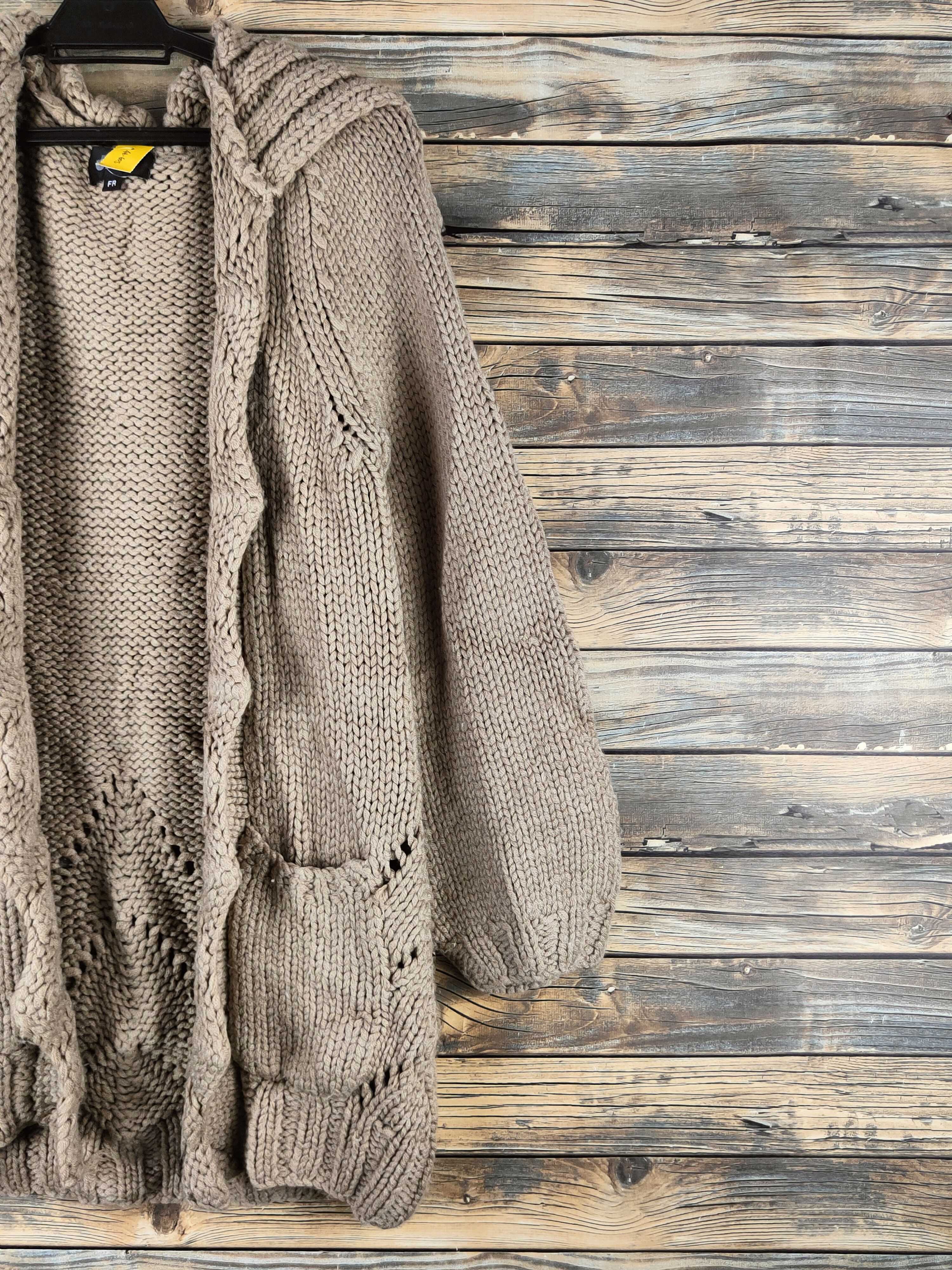 Jil Stuart DL Jill Stuart Beige Knitwear Cardigans #46-605 Size M / US 6-8 / IT 42-44 - 5 Thumbnail