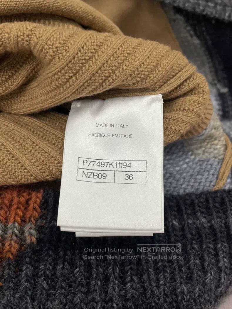 Chanel Chanel 24A high-end handicraft workshop cashmere contrast Size XS / US 0-2 / IT 36-38 - 6 Thumbnail