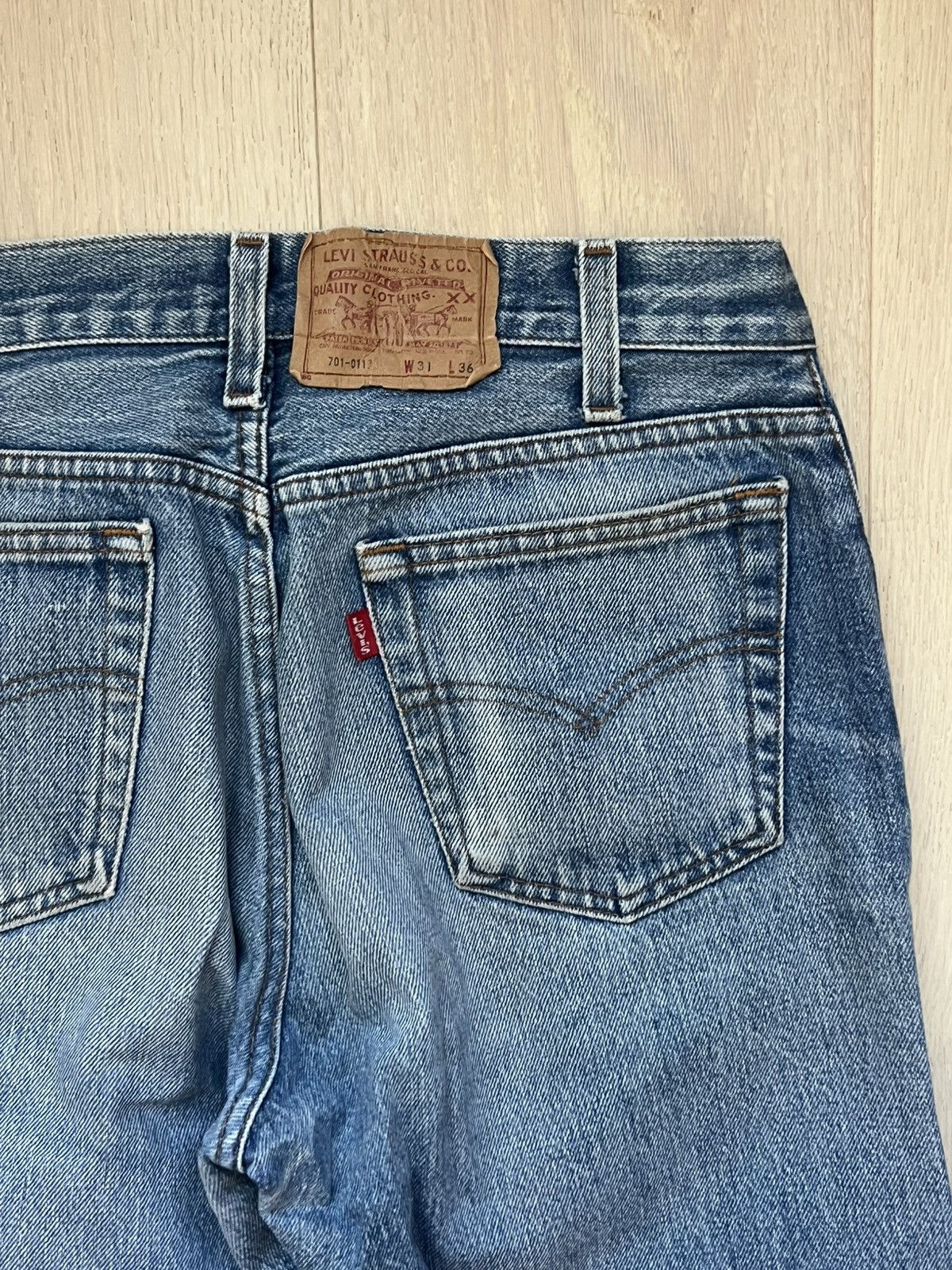Levi's Levis 501 31x36 vintage denim jeans xx made in usa Size US 31 - 3 Thumbnail