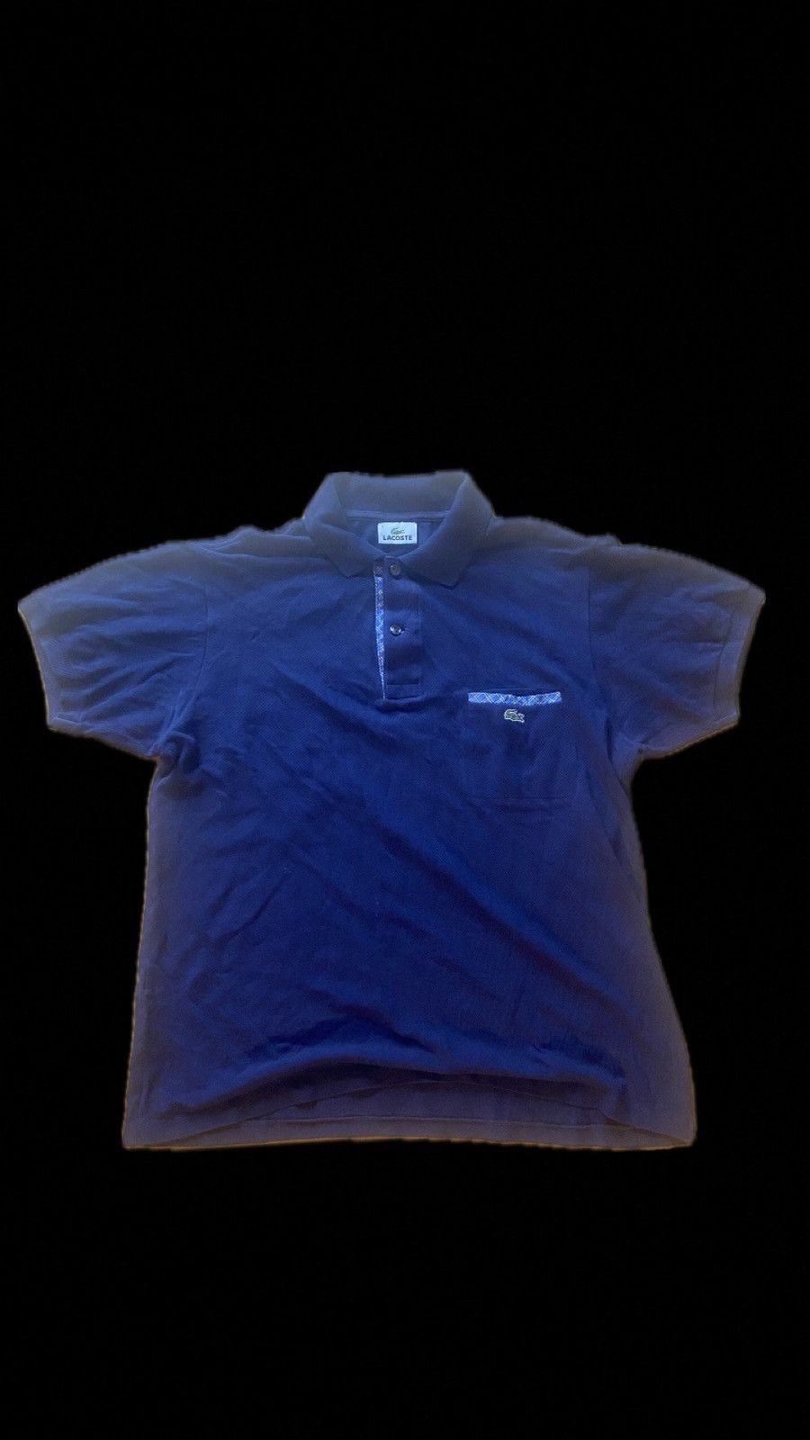 Lacoste × Vintage Lacoste vintage blue polo Size US L / EU 52-54 / 3 - 1 Thumbnail
