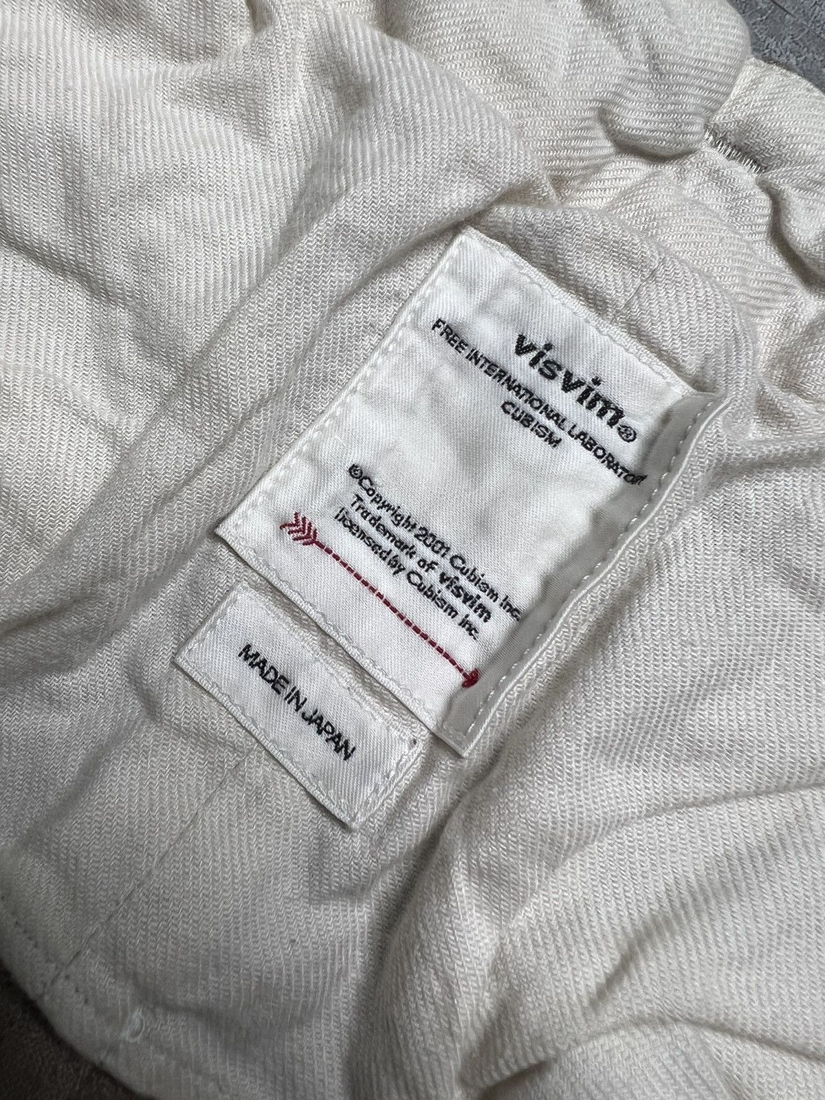 Visvim S/S 20 Jumbo Pastoral Braces Pants Wool Linen Blend