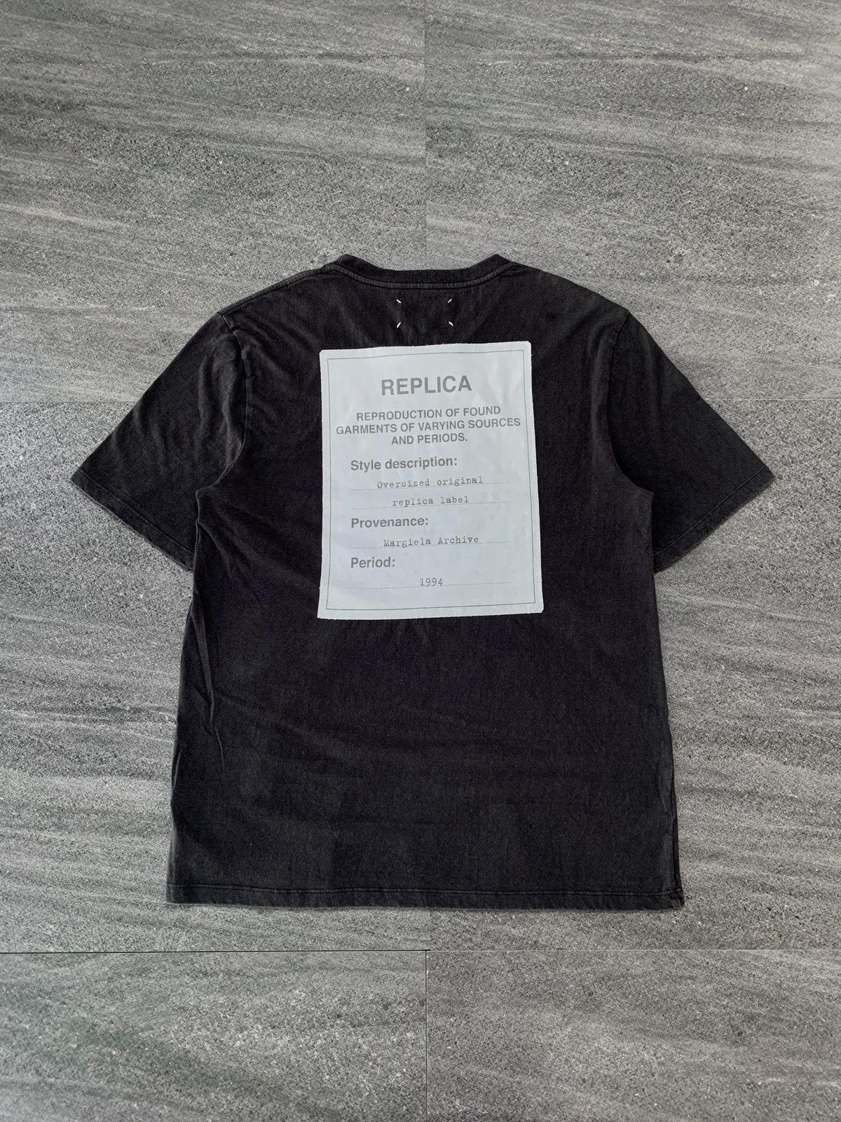 Maison Margiela Faded 1994 Oversized Replica tshirt - Medium Size US M / EU 48-50 / 2 - 1 Thumbnail