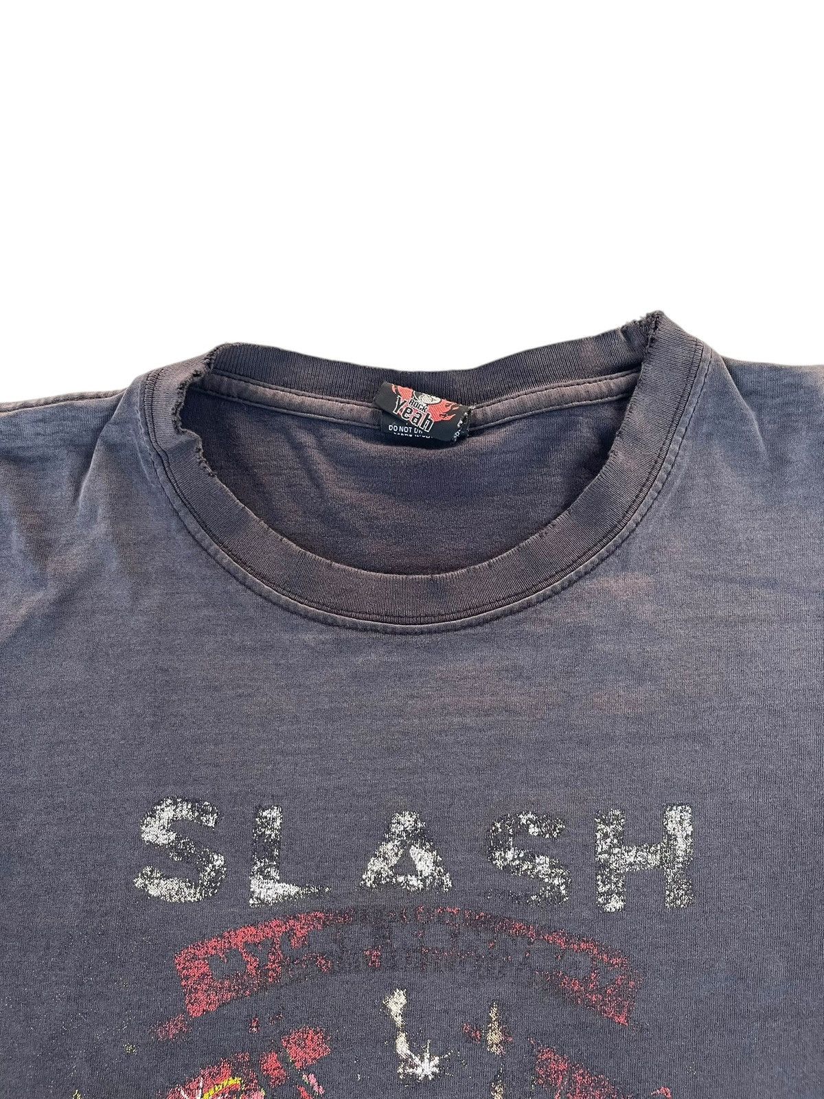 Band Tees Thrashed Vintage 90's Slash Apocalyptic Love Bootleg Tee Size US M / EU 48-50 / 2 - 2 Thumbnail