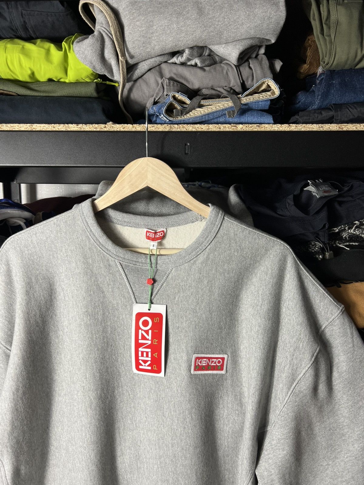 Kenzo 🔥 Kenzo Paris Oversized Sweatshirt — Grey Size S Size US S / EU 44-46 / 1 - 9 Thumbnail
