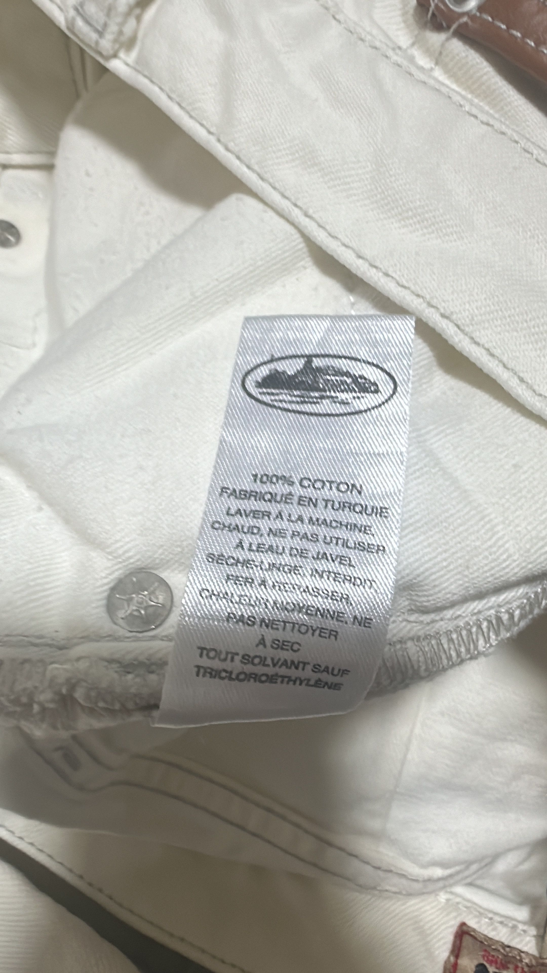 Corteiz Corteiz C-Star Stitch-Down Jeans Natural Size Medium Size US 32 / EU 48 - 10 Thumbnail