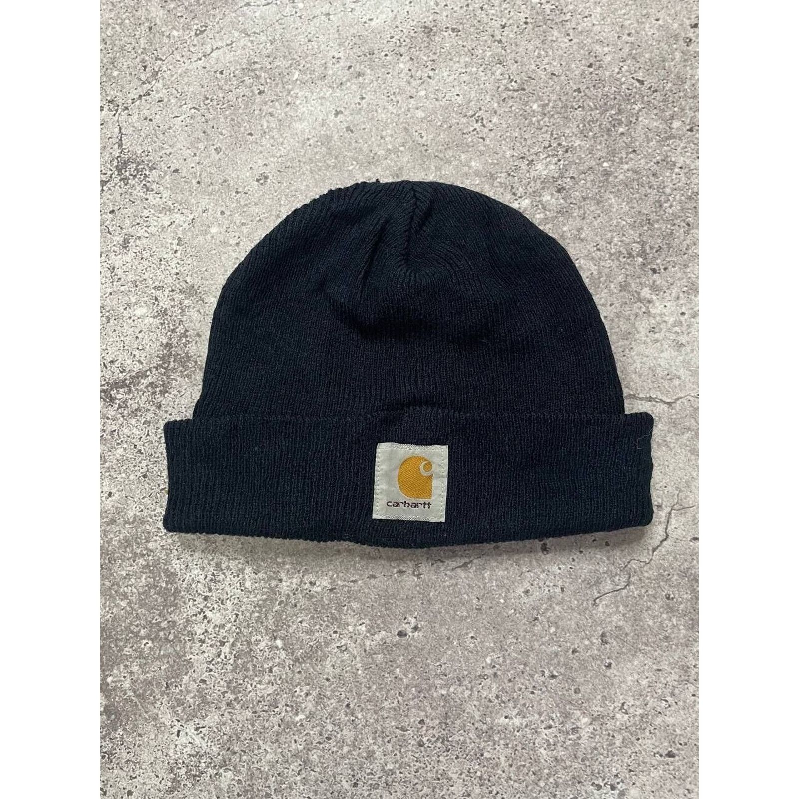 Carhartt Vintage Carhartt Black Knit Beanie Hat Made in Canada Size ONE SIZE - 1 Thumbnail