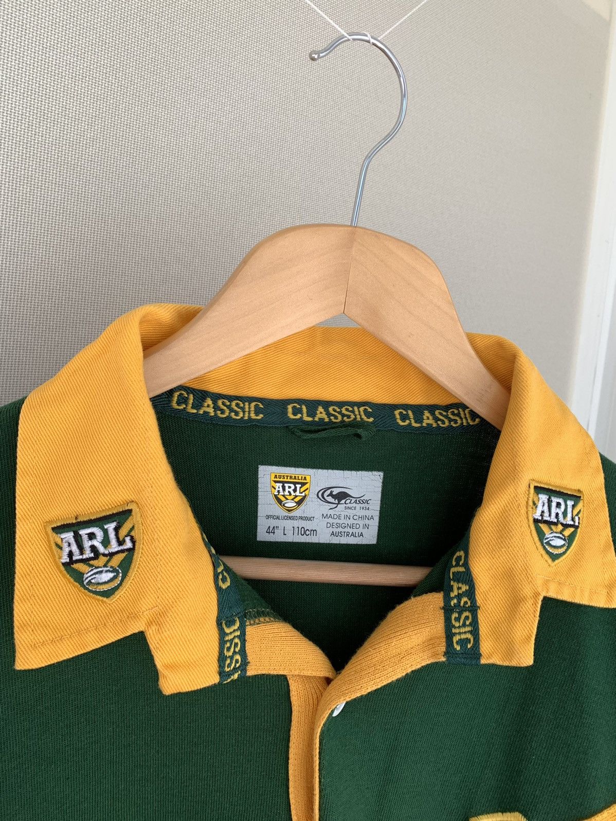 Vintage Classic Australia Rugby League ARL Vintage Jersey Size L Size US L / EU 52-54 / 3 - 6 Thumbnail