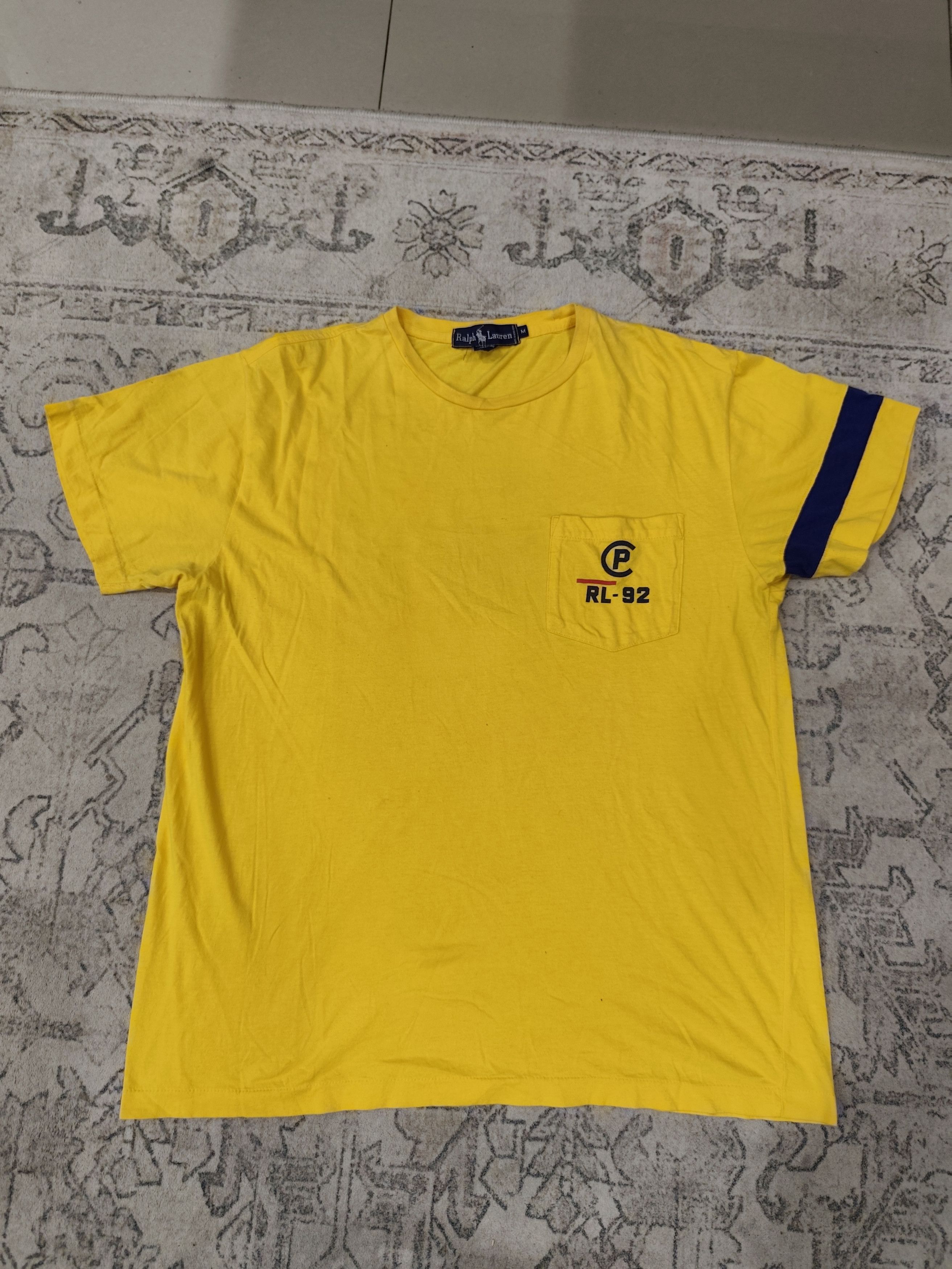 Polo Ralph Lauren Vintage polo RL single pocket Size US M / EU 48-50 / 2 - 1 Thumbnail