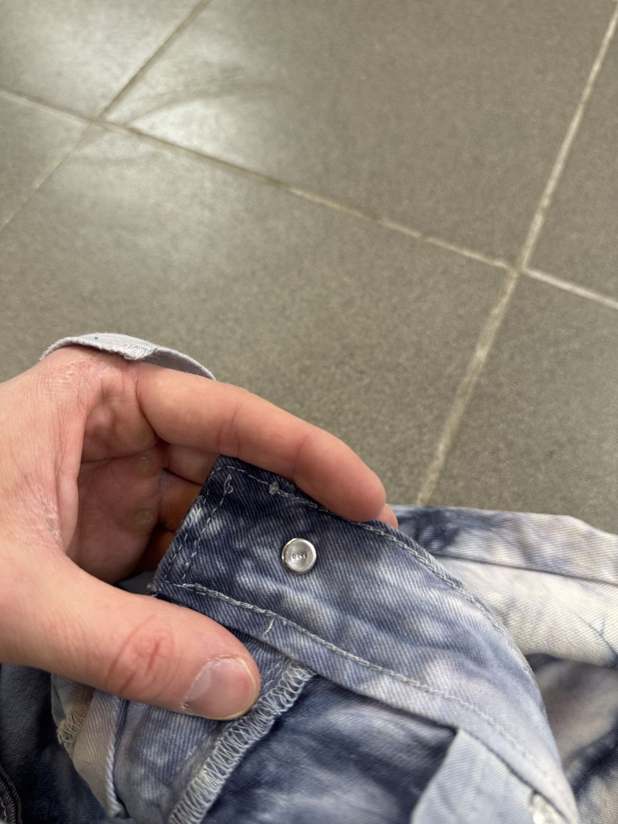 Levi's Custom bleached Levi’s 505 jeans Custom y2k streetwear Size 28" / US 6 / IT 42 - 7 Thumbnail