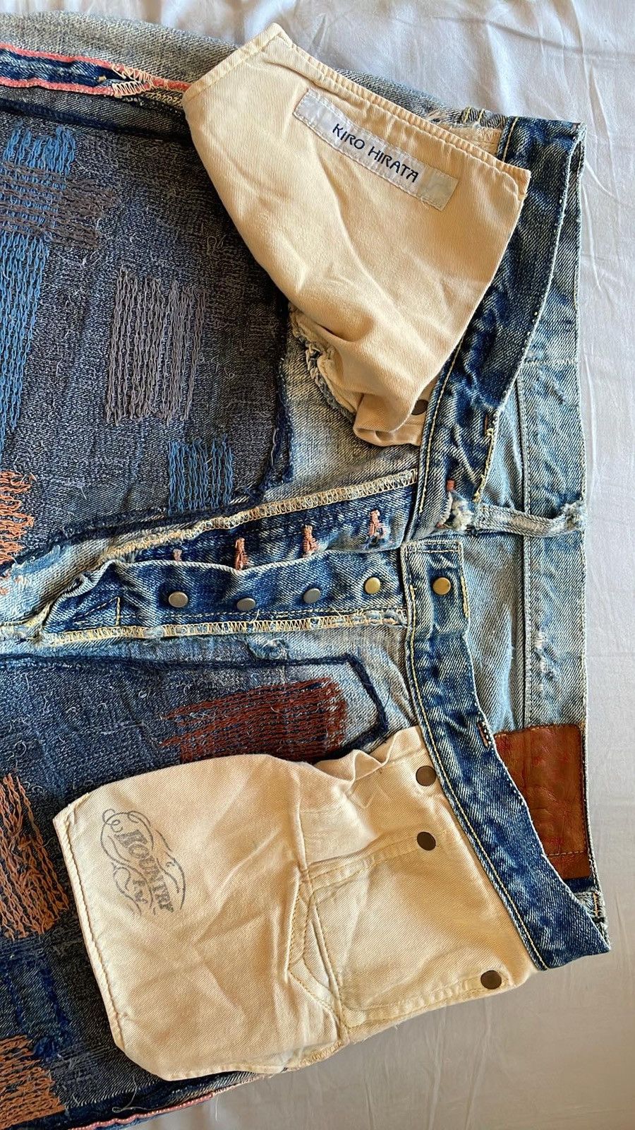 Kapital × Kapital Kountry Sashiko Denim Size US 36 / EU 52 - 4 Thumbnail