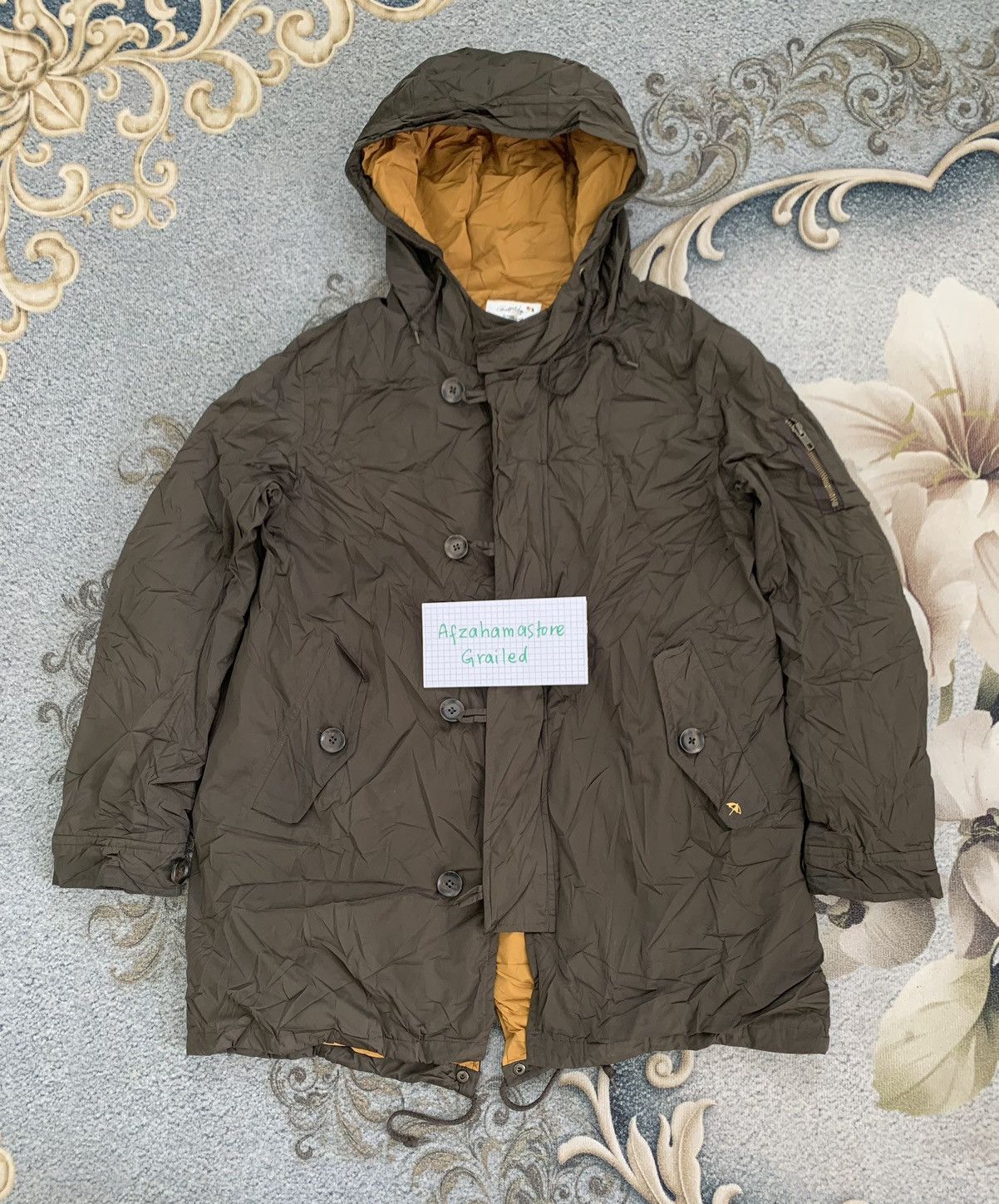 Japanese Brand × Vintage Arnold Palmer Go Arnie Go Classic Style Fishtail Jkt Hooded Size US L / EU 52-54 / 3 - 1 Thumbnail