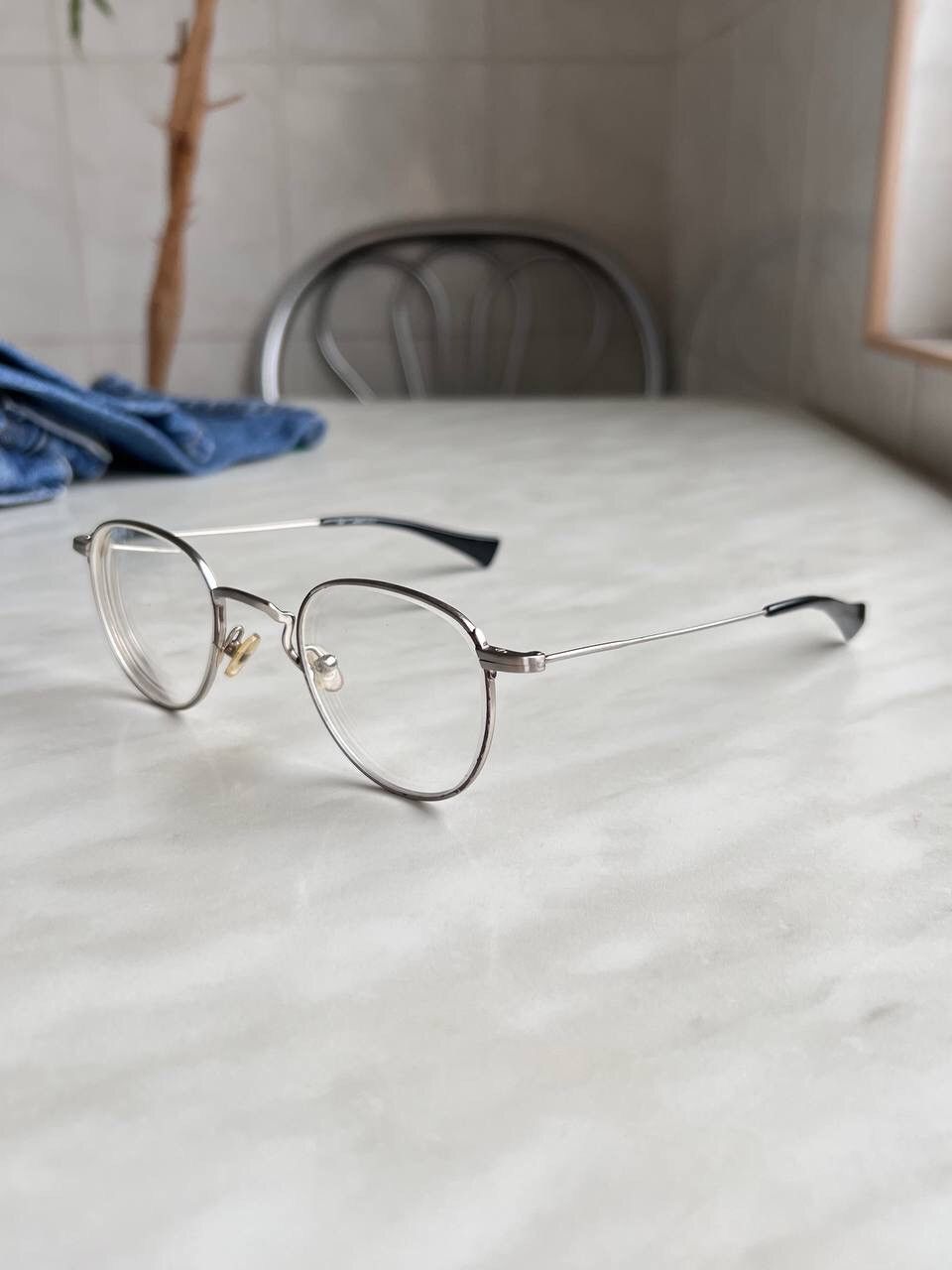Baldinini × Designer Gimmy Baldinini Chrome Eyeglasses Vintage Eyewear's Italy Size ONE SIZE - 5 Thumbnail