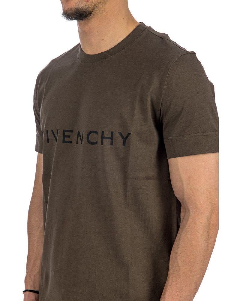 Givenchy o1srvl11e1024 Slim Fit T-Shirt in Brown Size US XL / EU 56 / 4 - 5 Thumbnail