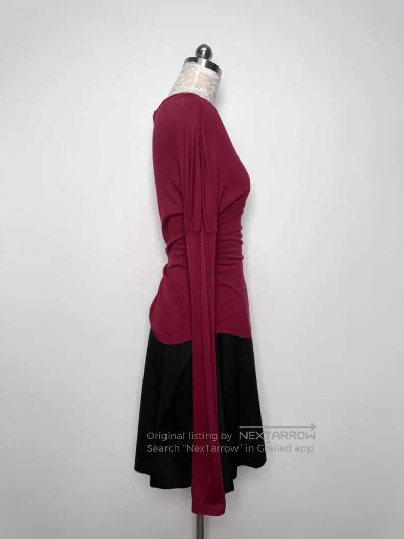 Vivienne Westwood Vivienne Westwood Crimson Red Puff Sleeve Long Sleeve Top Size M / US 6-8 / IT 42-44 - 3 Thumbnail