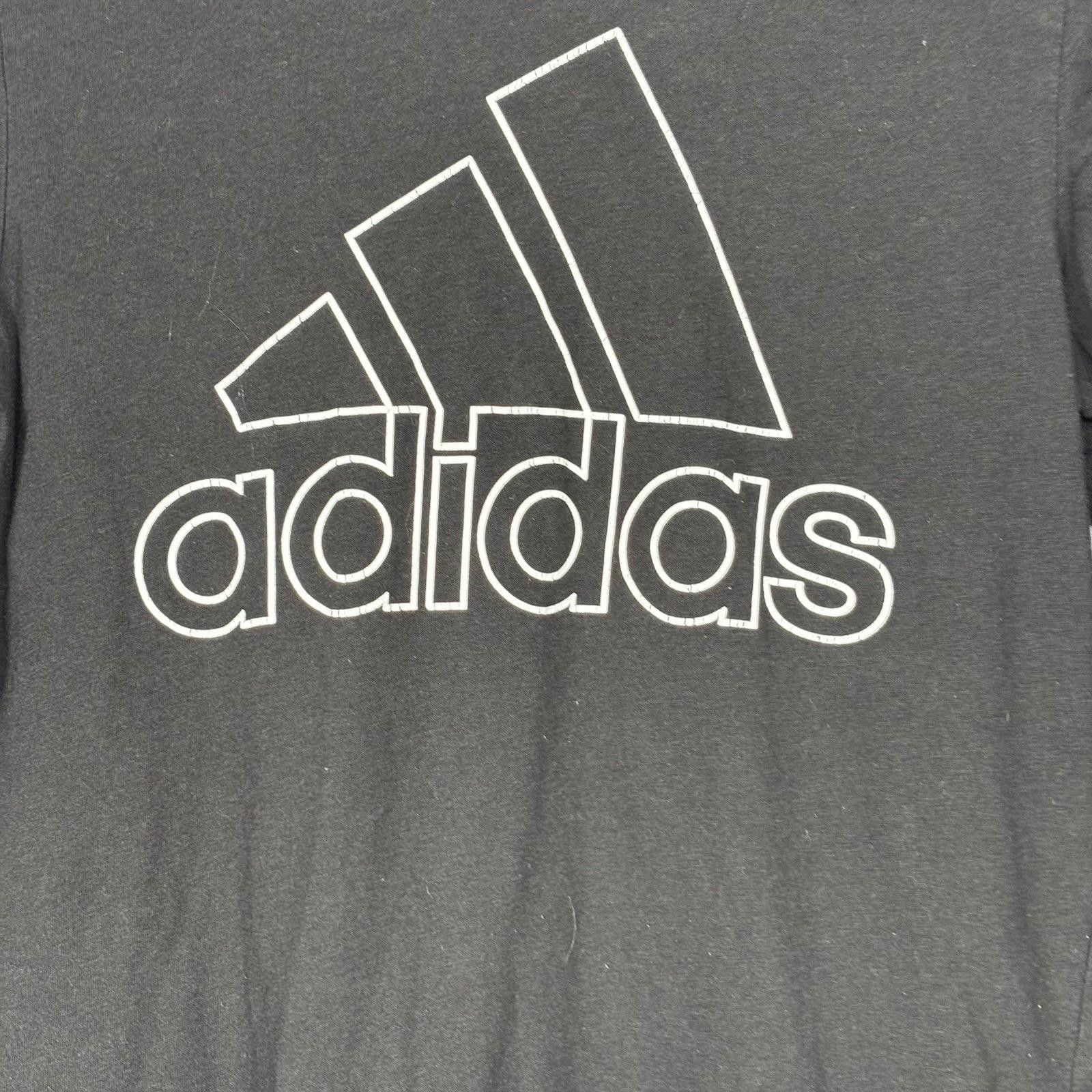 Adidas Adidas Long Sleeve Hoodie Shirt with Logo Boys Medium 10/12 Size US M / EU 48-50 / 2 - 2 Thumbnail