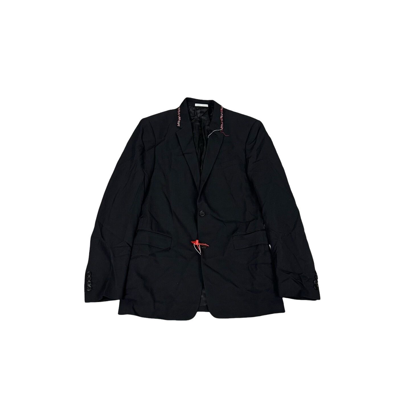 Dior Dior FW16 Red Fringe Wool Blazer Size 36R Size 36R - 1 Thumbnail