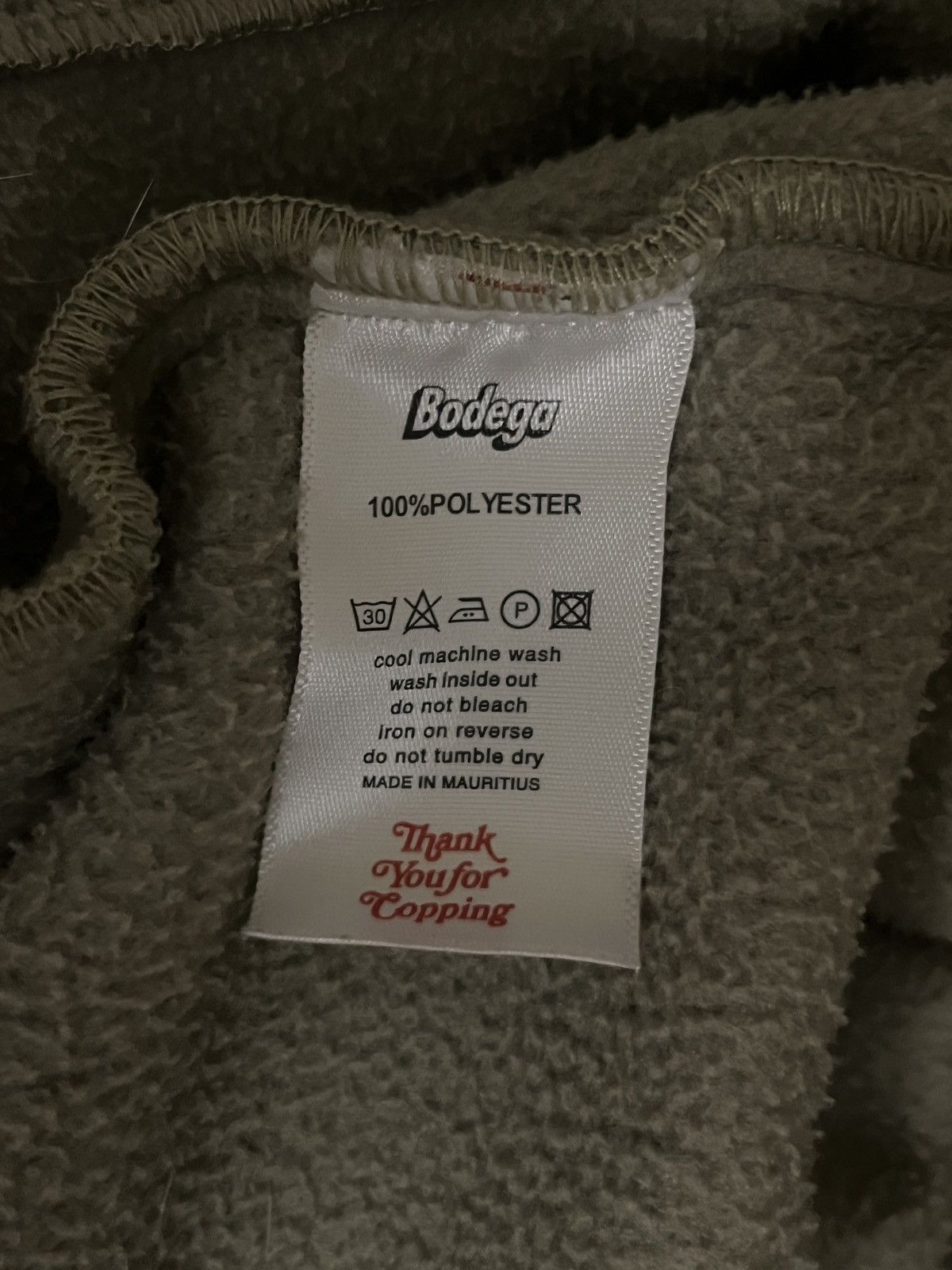 Bodega Bodega Incognito 1/4 Zip Pullover Hoodie Size US L / EU 52-54 / 3 - 4 Thumbnail
