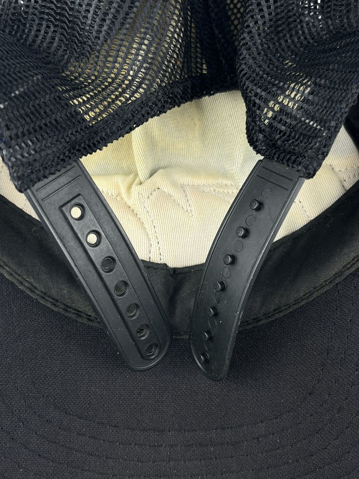 Chrome Hearts Chrome Hearts Fuck Leather Patch Black Trucker Hat Size ONE SIZE - 8 Thumbnail