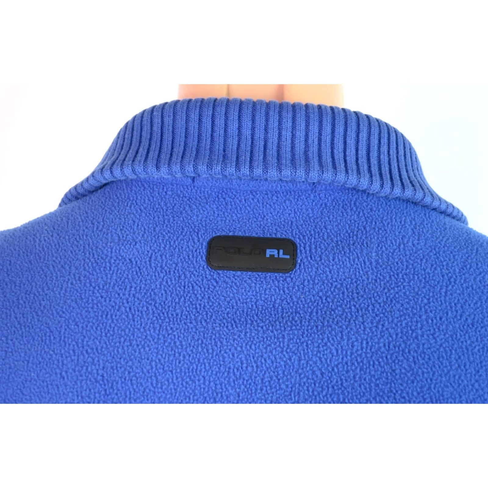 Polo Ralph Lauren VINTAGE Polo Ralph Lauren Sport Jacket Men M Blue 1/4 Zip Polartec Fleece 90s Polo Ralph Lauren Sport 90s Mens Jacket Size US M / EU 48-50 / 2 - 7 Thumbnail