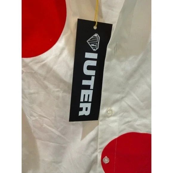 Iuter NWT IUTER Red Circle shirt Men's X Small Biker Italian‎ Size US XS / EU 42 / 0 - 4 Thumbnail
