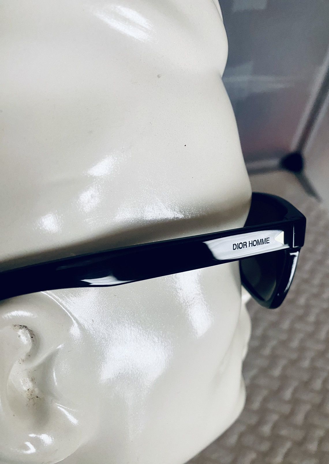 Dior Dior 🇮🇹 Homme black tie 104S Noir square sunglasses NEW Size ONE SIZE - 3 Thumbnail