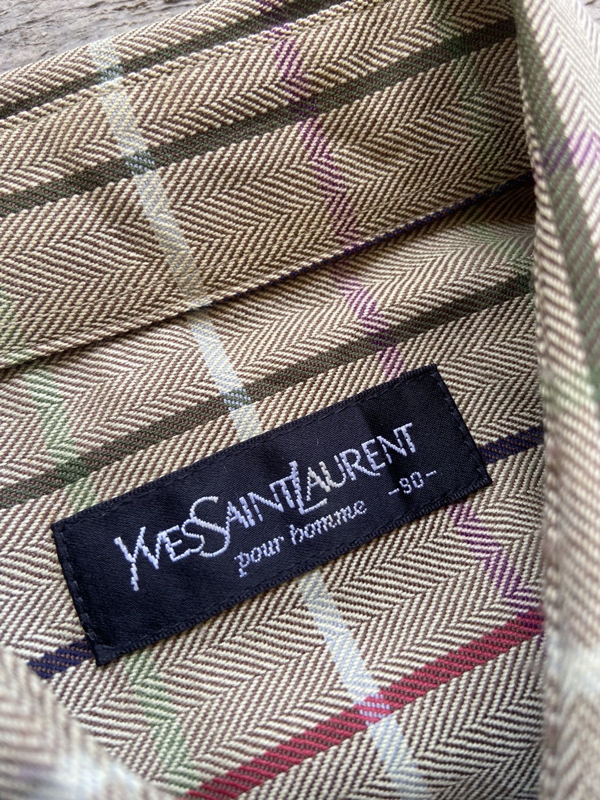 Yves Saint Laurent Yves Saint Laurent Plaid Flannel Shirt Size US M / EU 48-50 / 2 - 4 Thumbnail