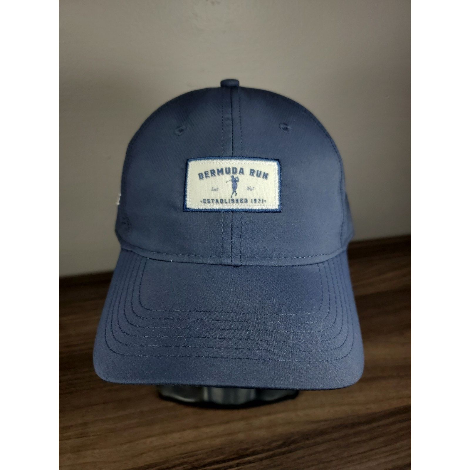 PGA Tour Bermuda Run Golf Hat 2019 Member Cap Navy Blue Ahead Size ONE SIZE - 3 Thumbnail