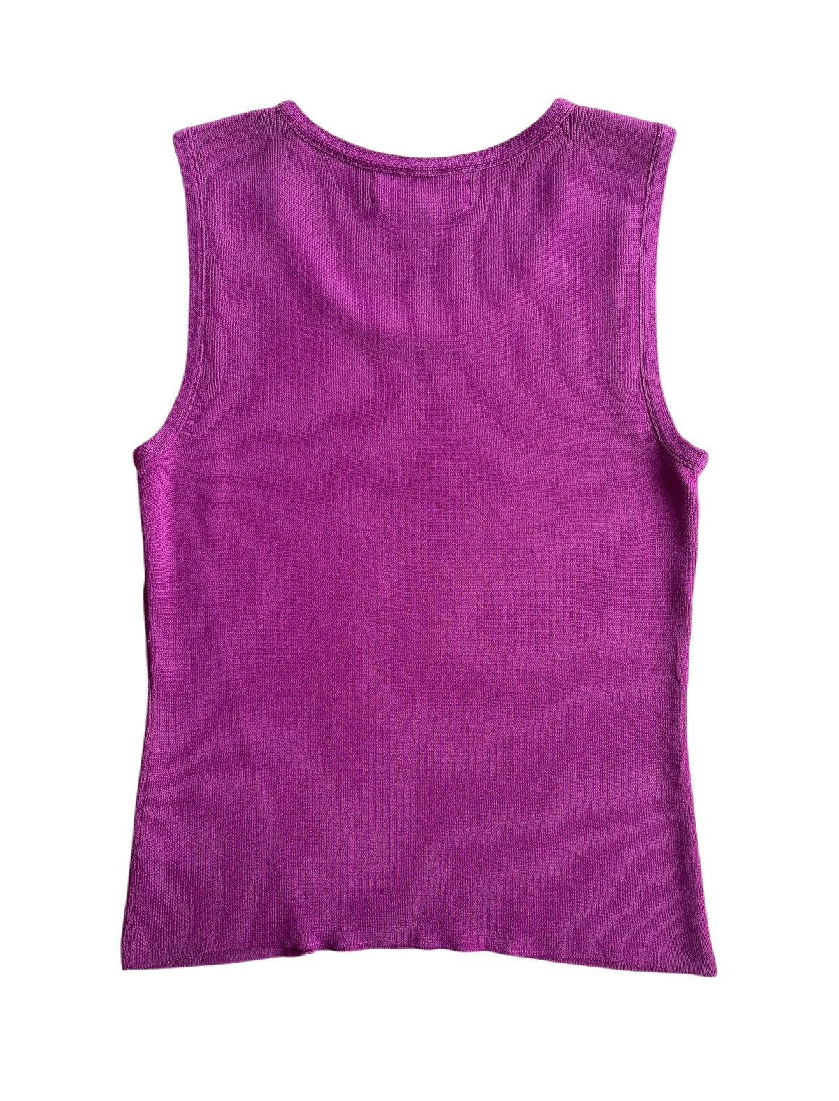Jones New York Tank Top Fitted Knitted Size S / US 4 / IT 40 - 2 Thumbnail