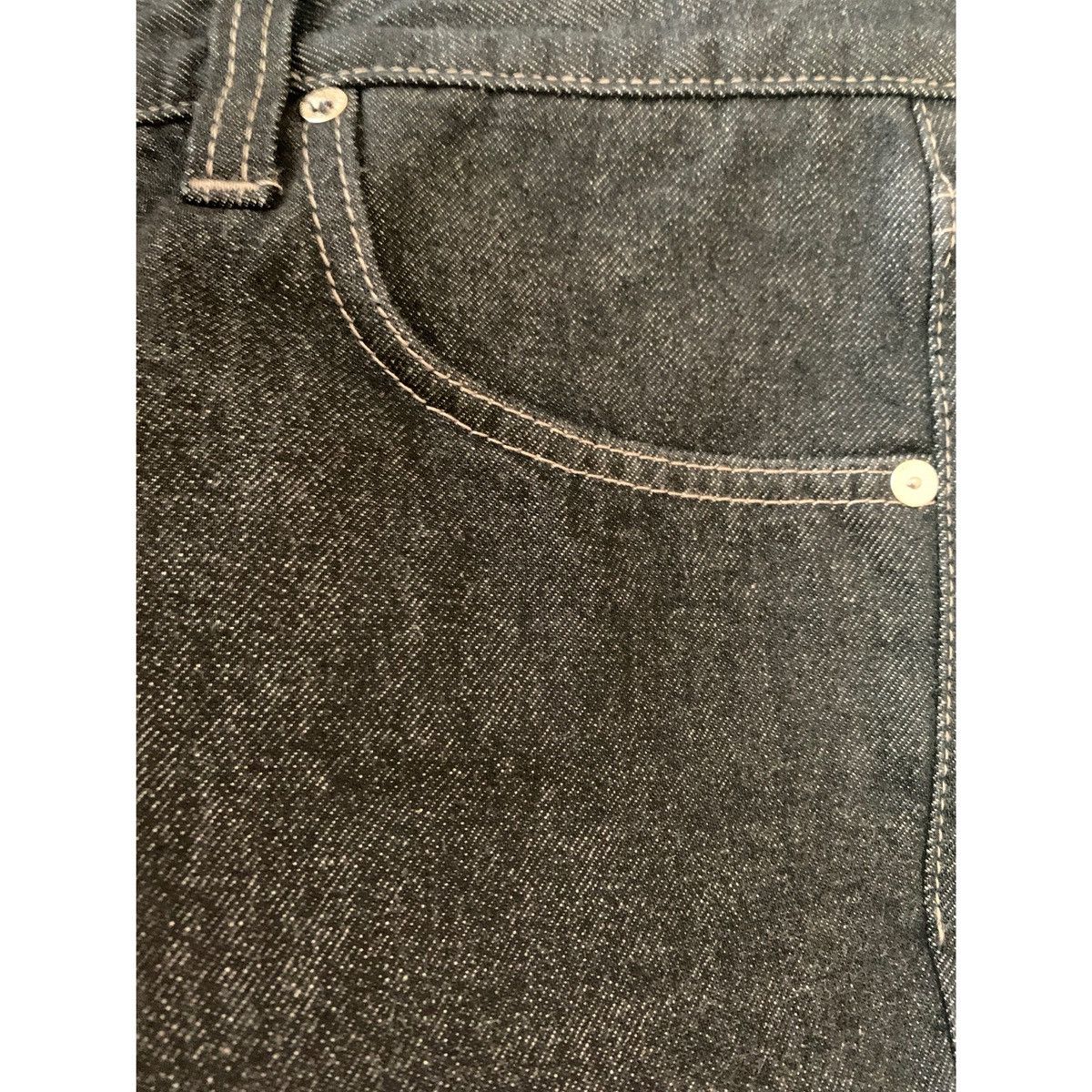 Helmut Lang HELMUT LANG BLACK EMBROIDERY JEANS Size US 31 - 19 Thumbnail