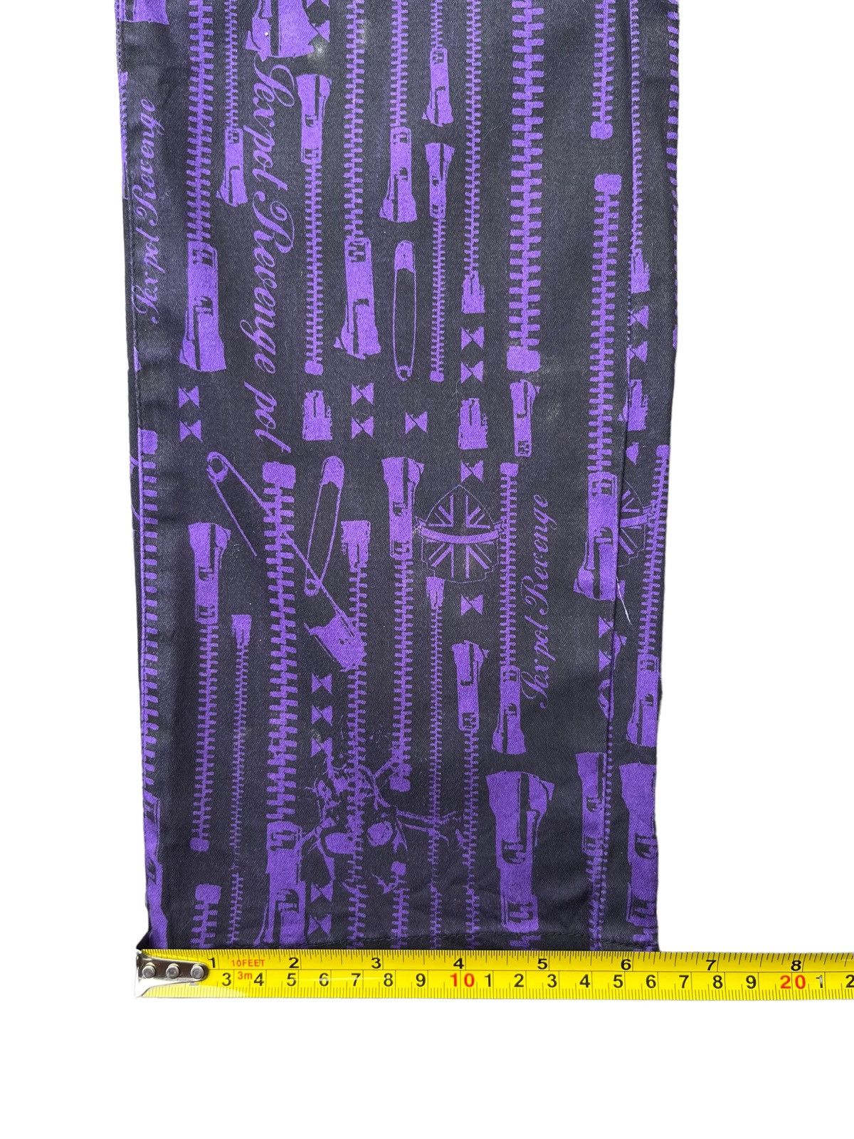 Japanese Brand × Seditionaries Bastard Punk Last Stand by The Sex Pot Revenge Skull Pants Size US 29 - 21 Thumbnail