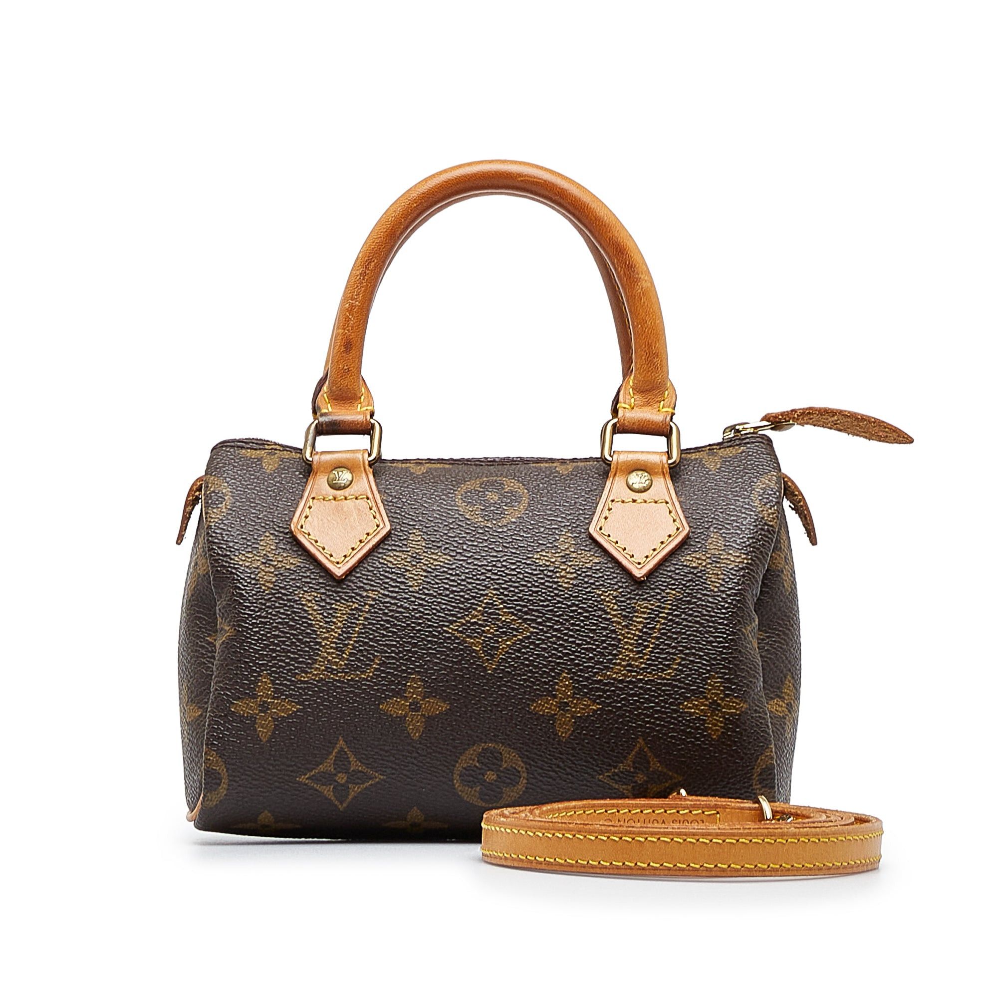 Louis Vuitton Louis Vuitton Monogram Nano Speedy Size ONE SIZE - 1 Thumbnail