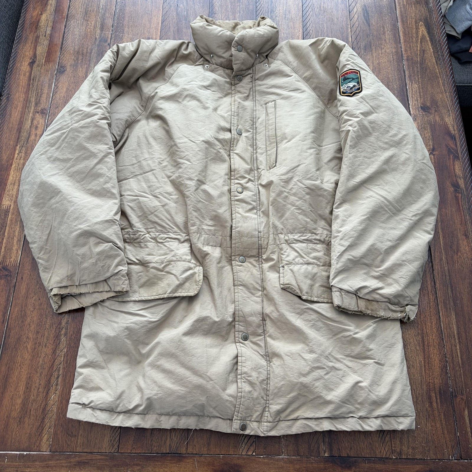 Polo Ralph Lauren Vintage Polo Ralph Lauren Coat M Beige Down Parka 1967 90s Size US M / EU 48-50 / 2 - 2 Thumbnail