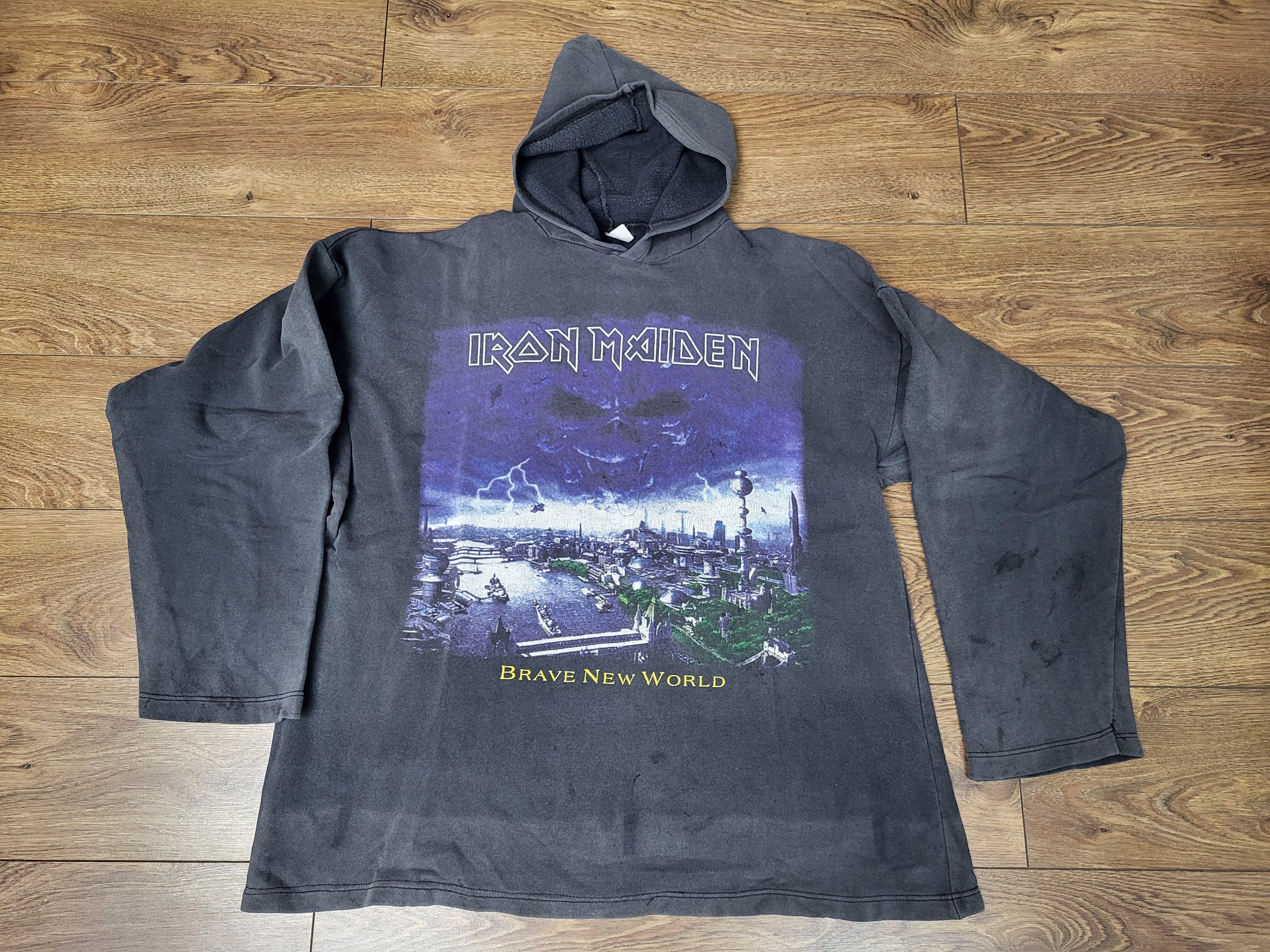 Band Tees Iron Maiden - Brave New World vintage hoodie Size US XL / EU 56 / 4 - 3 Thumbnail