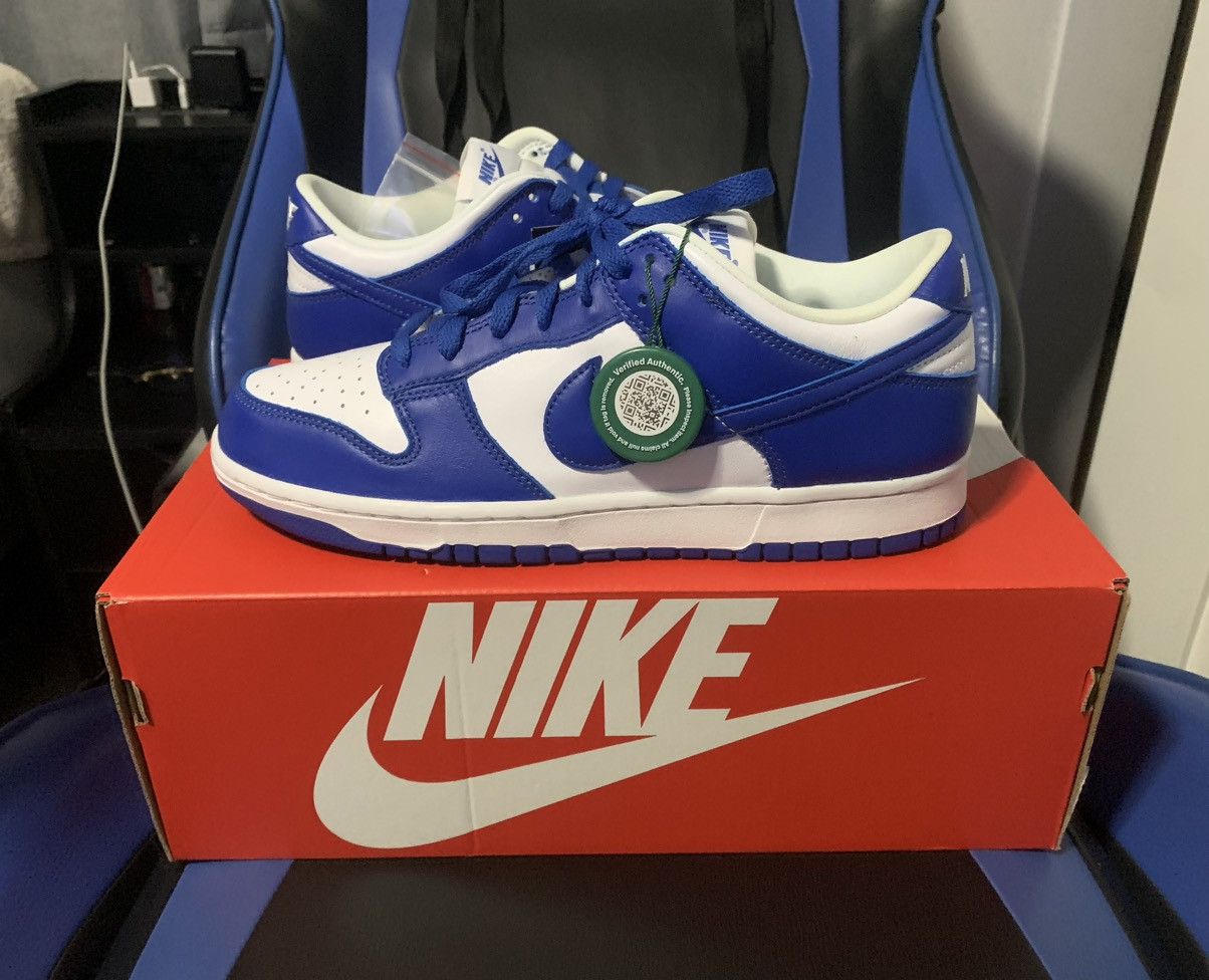 Nike Deadstock Nike Dunk Low SP Kentucky Size 9.5 Size US 9.5 / EU 42-43 - 7 Thumbnail