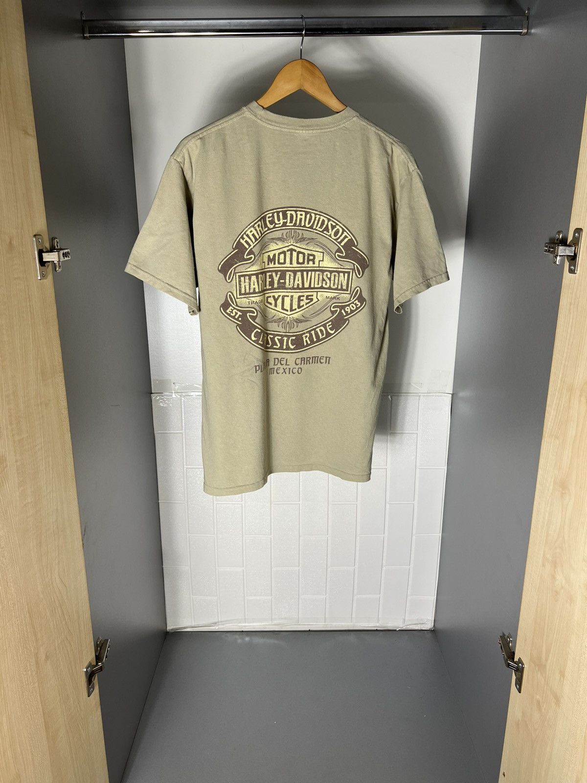 Harley Davidson VINTAGE HARLEY DAVIDSON MOTORCYCLE MEXICO RETRO BIKE Y2K 90s Size US XL / EU 56 / 4 - 8 Thumbnail